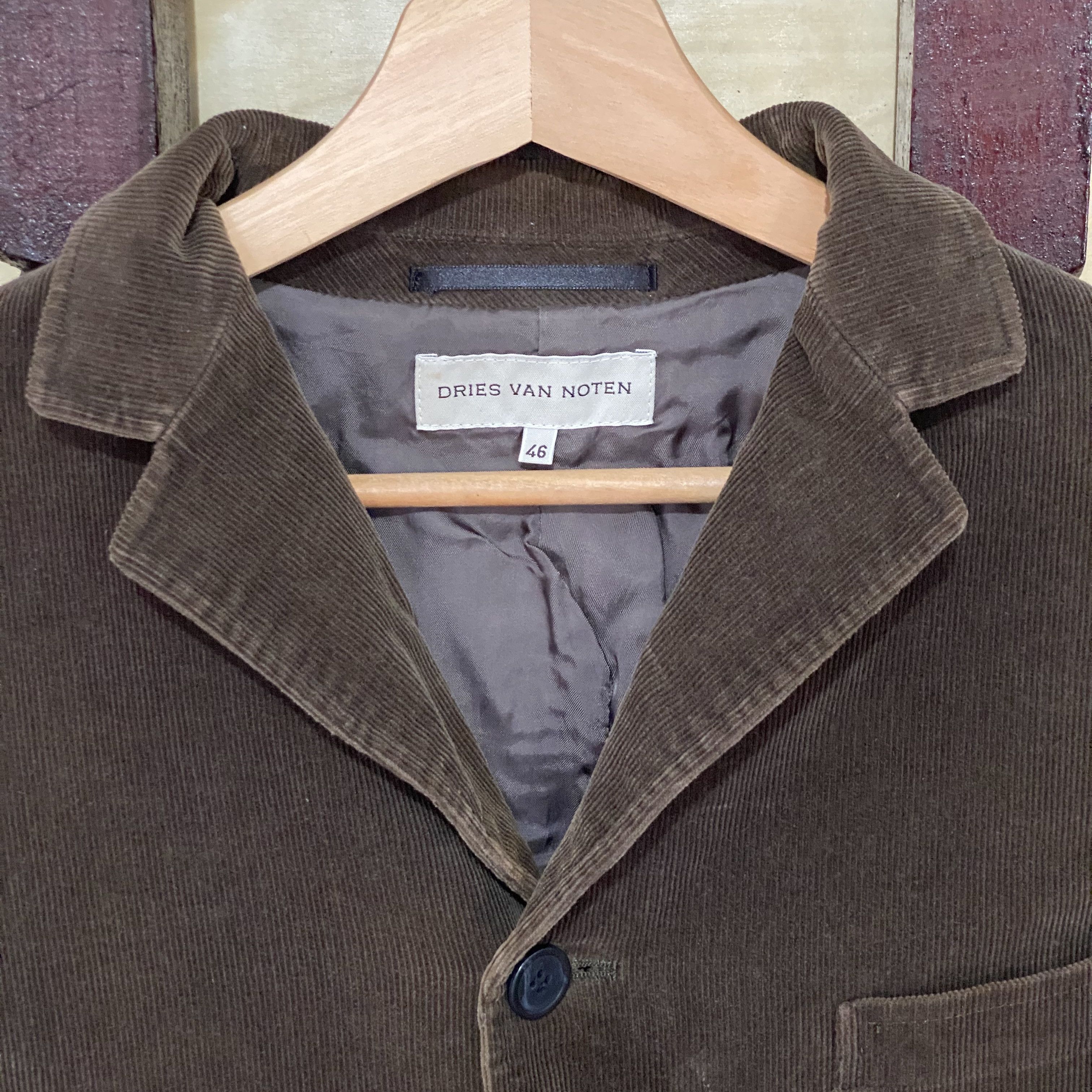 Dries Van Noten GRAIL🔥Dries Van Noten Corduroy Blazer Coats Size US S / EU 44-46 / 1 - 6 Thumbnail
