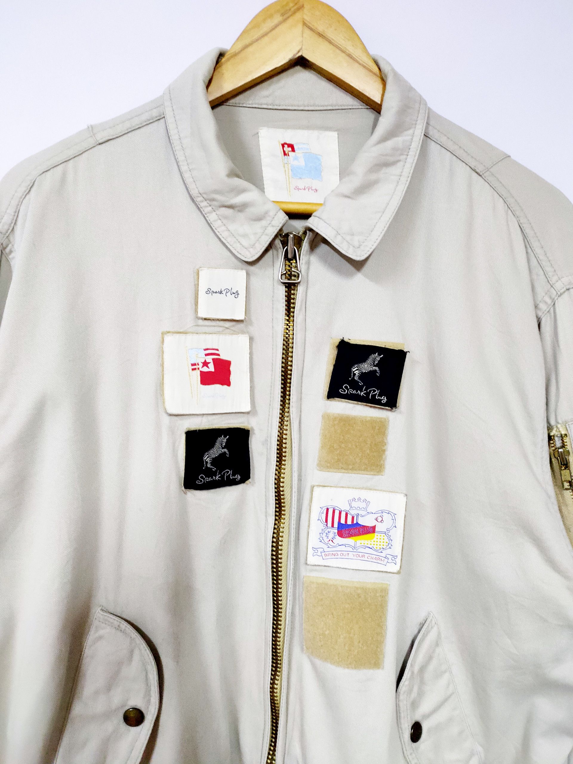Japanese Brand MA-1 Spark Plug Patches Bomber Jacket Size US M / EU 48-50 / 2 - 3 Thumbnail