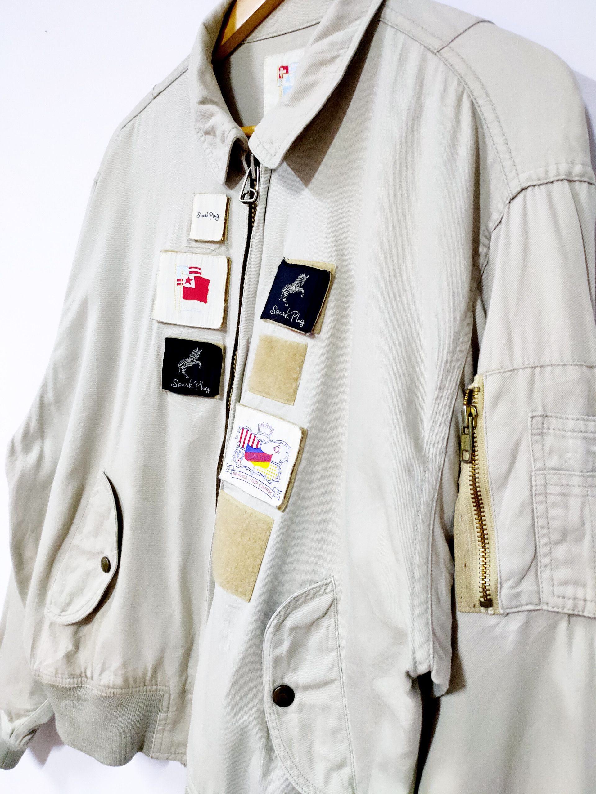 Japanese Brand MA-1 Spark Plug Patches Bomber Jacket Size US M / EU 48-50 / 2 - 4 Thumbnail