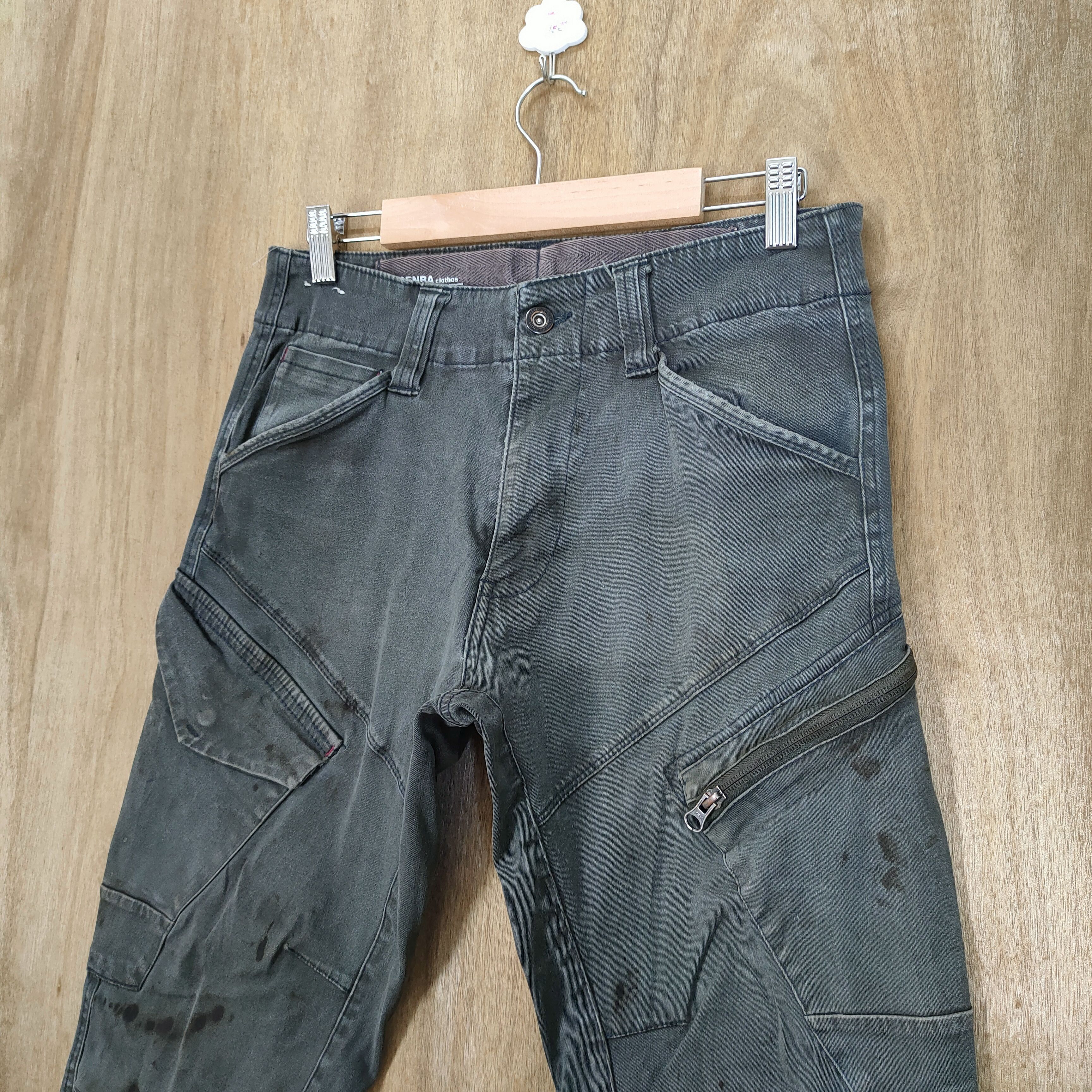 Japanese Brand × Voodoo Tactical VINTAGE GENBA FADED RUSTY CARGO PANTS Size US 29 - 4 Thumbnail