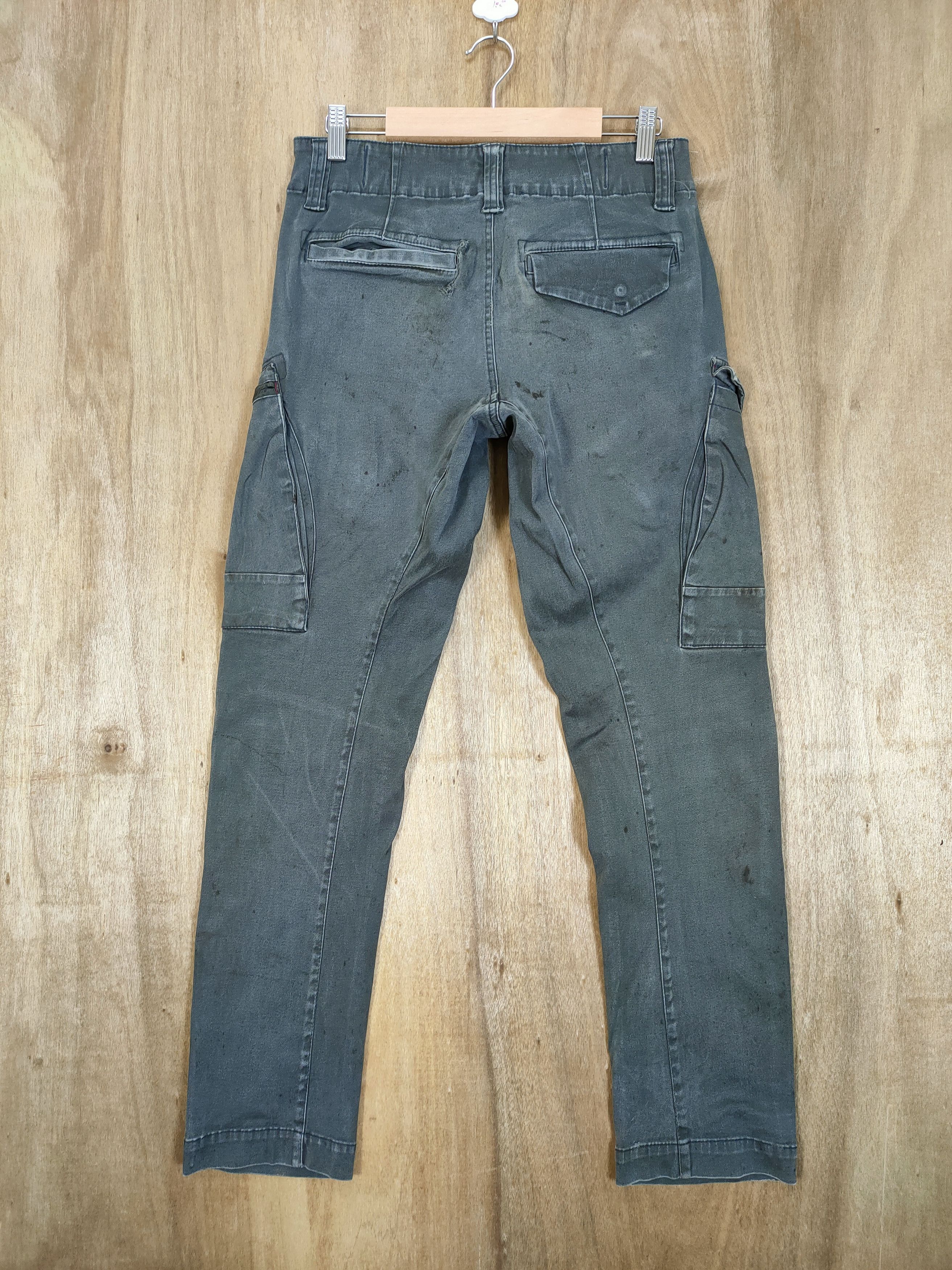 Japanese Brand × Voodoo Tactical VINTAGE GENBA FADED RUSTY CARGO PANTS Size US 29 - 5 Thumbnail