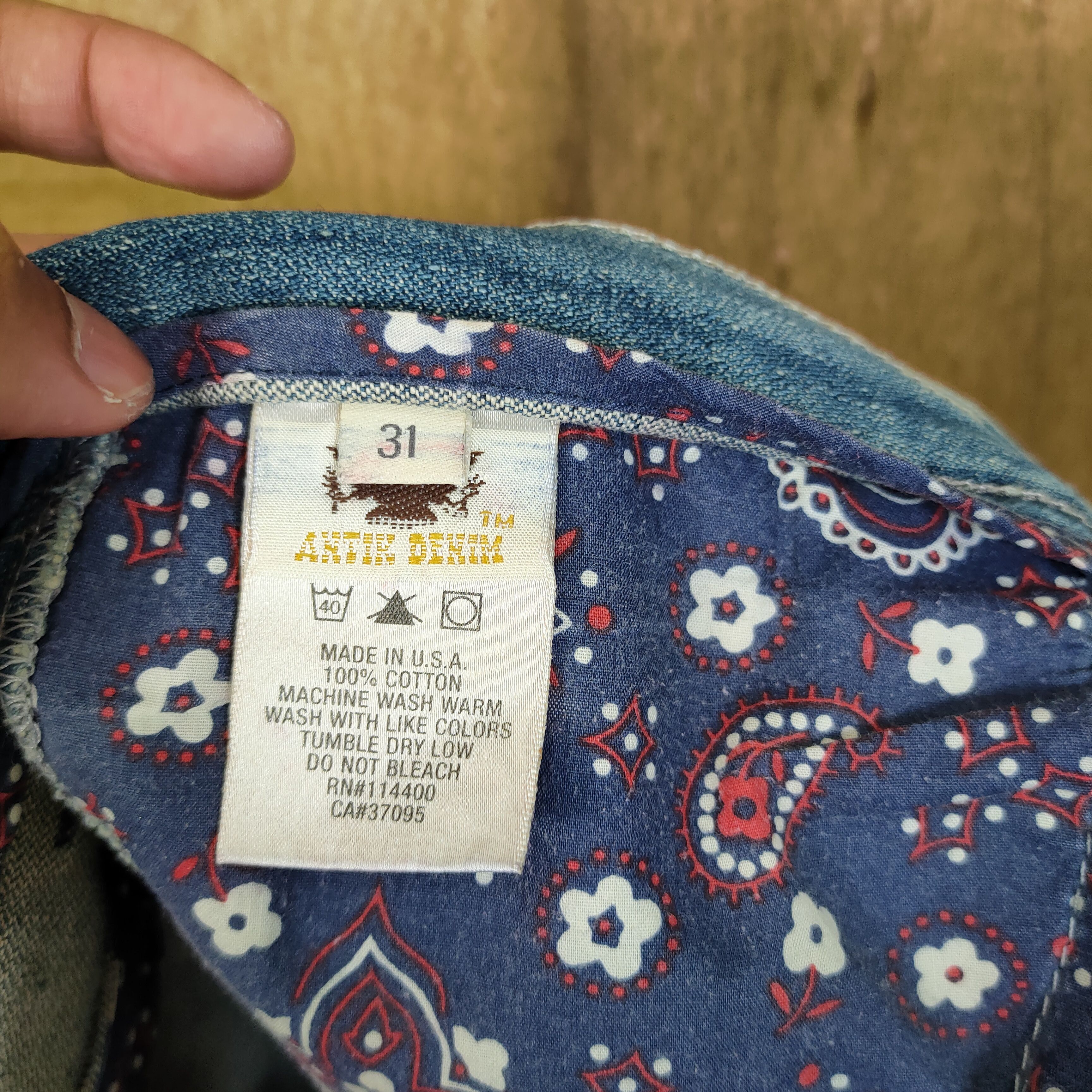 Antik Denim VINTAGE ANTIK DENIM FLARE DENIM RUSTY FADED JEANS PANTS Size US 32 / EU 48 - 16 Thumbnail