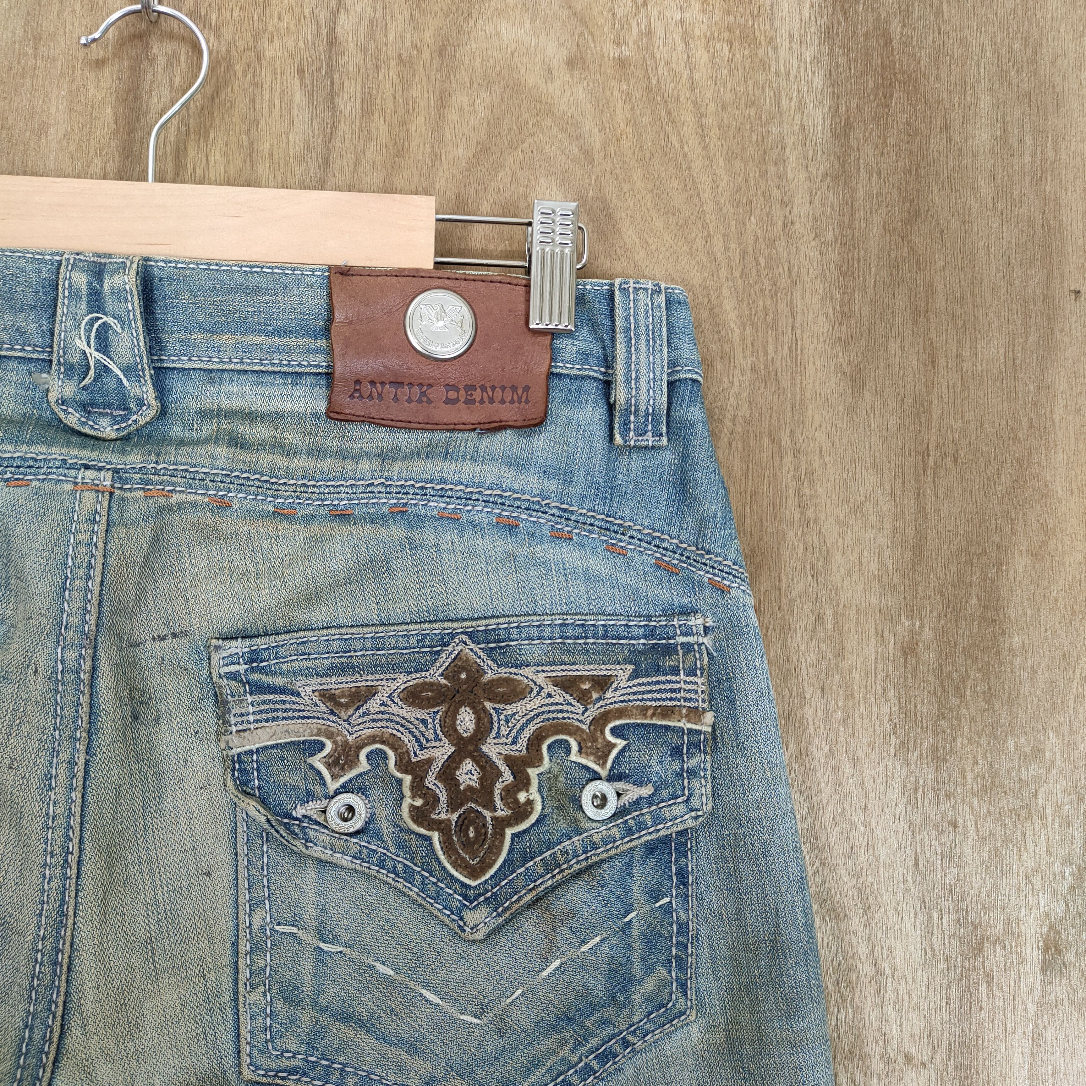 Antik Denim VINTAGE ANTIK DENIM FLARE DENIM RUSTY FADED JEANS PANTS Size US 32 / EU 48 - 12 Thumbnail