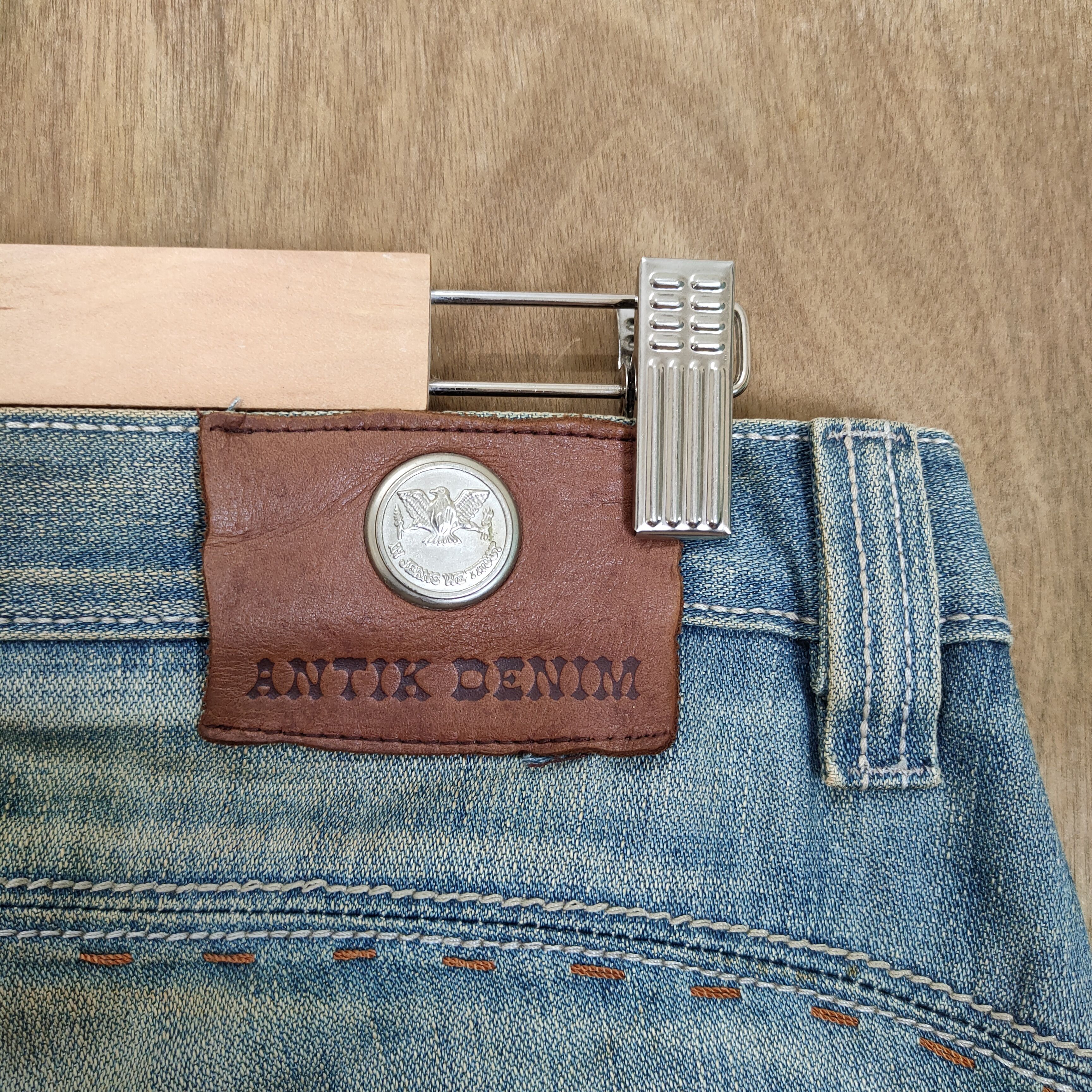 Antik Denim VINTAGE ANTIK DENIM FLARE DENIM RUSTY FADED JEANS PANTS Size US 32 / EU 48 - 13 Thumbnail