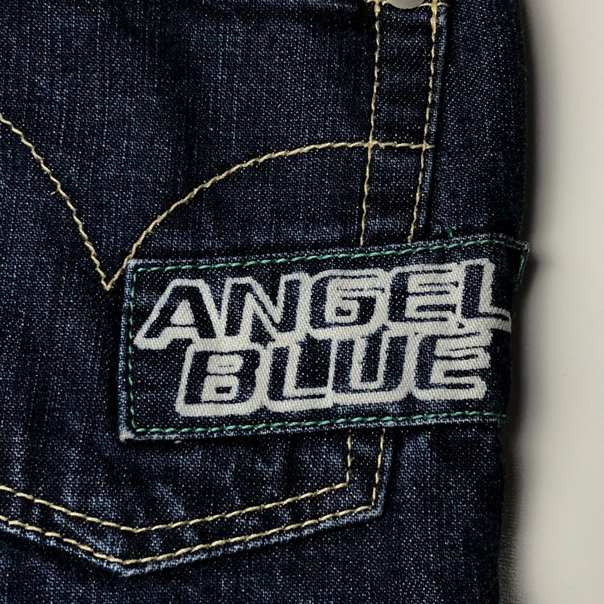 Angel Blue 1990s Angel Blue - Patchwork Denim Pants Size US 29 - 13 Thumbnail