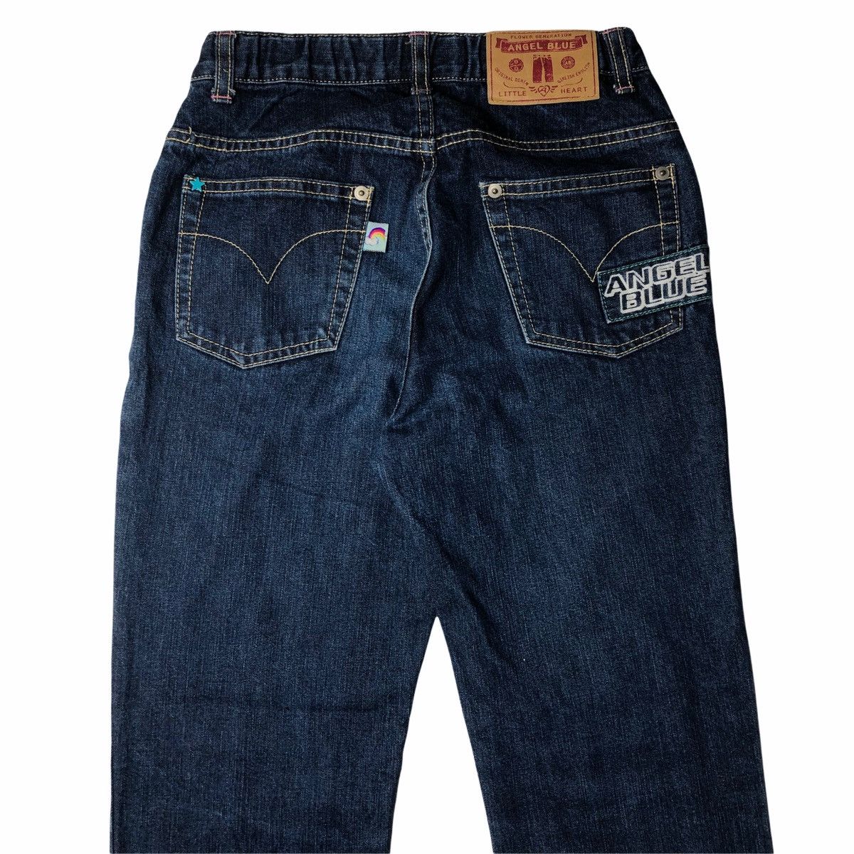 Angel Blue 1990s Angel Blue - Patchwork Denim Pants Size US 29 - 5 Thumbnail