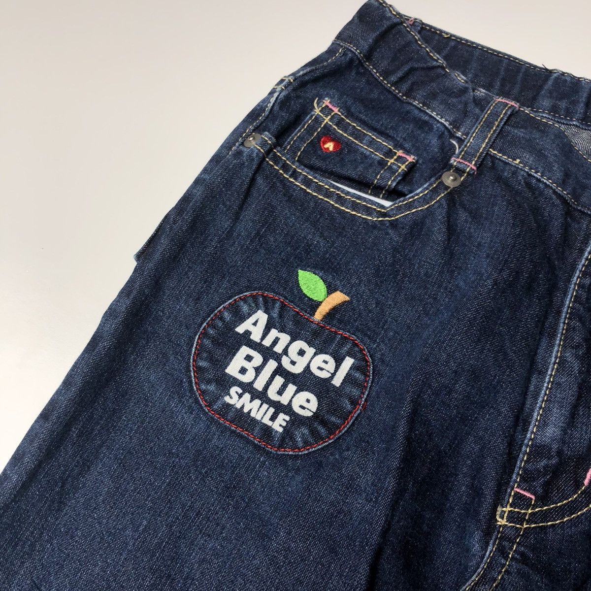 Angel Blue 1990s Angel Blue - Patchwork Denim Pants Size US 29 - 8 Thumbnail