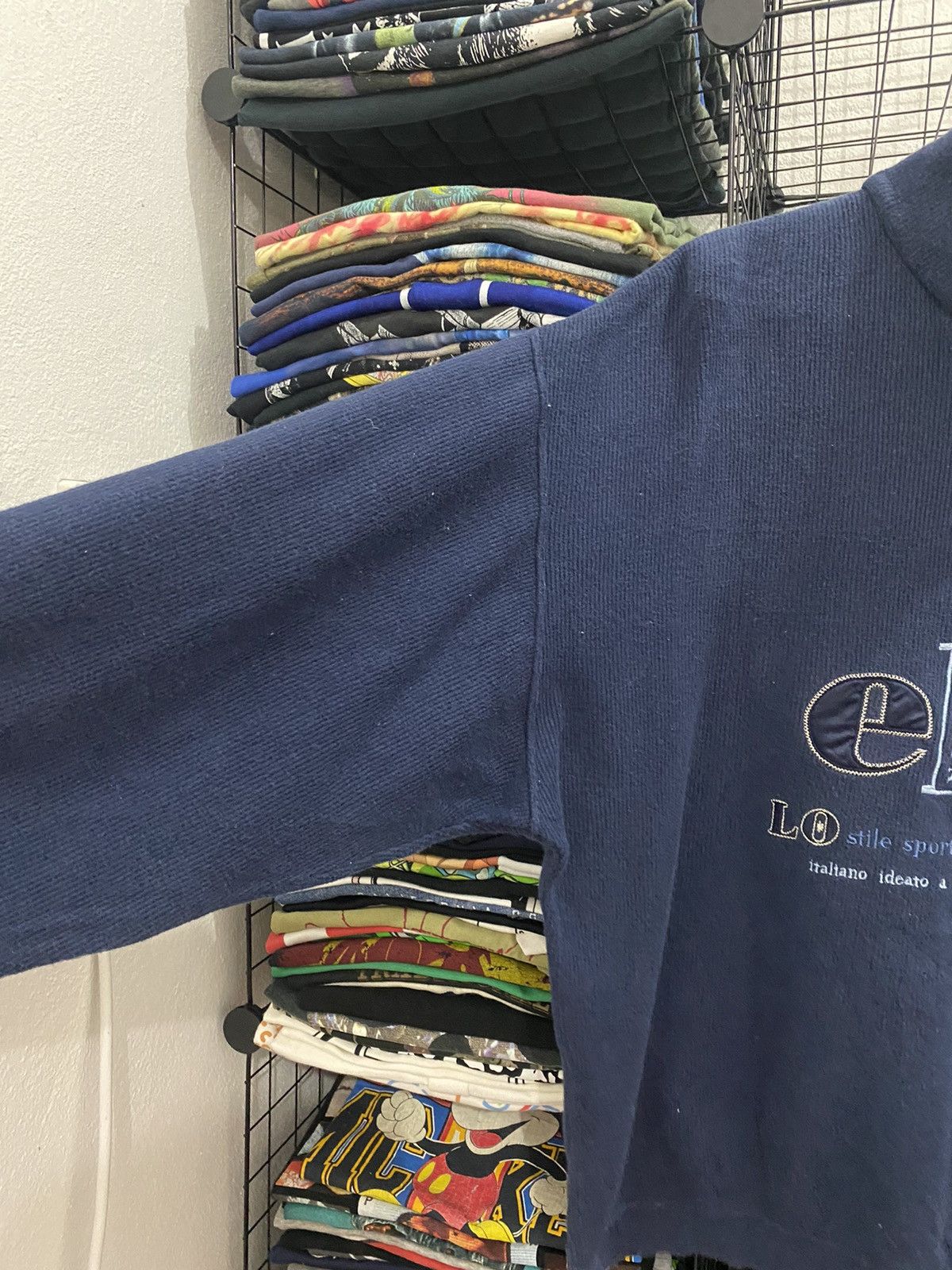 Ellesse × Vintage Vintage Ellesse Sweater Embroided Big Logo Size US L / EU 52-54 / 3 - 4 Thumbnail