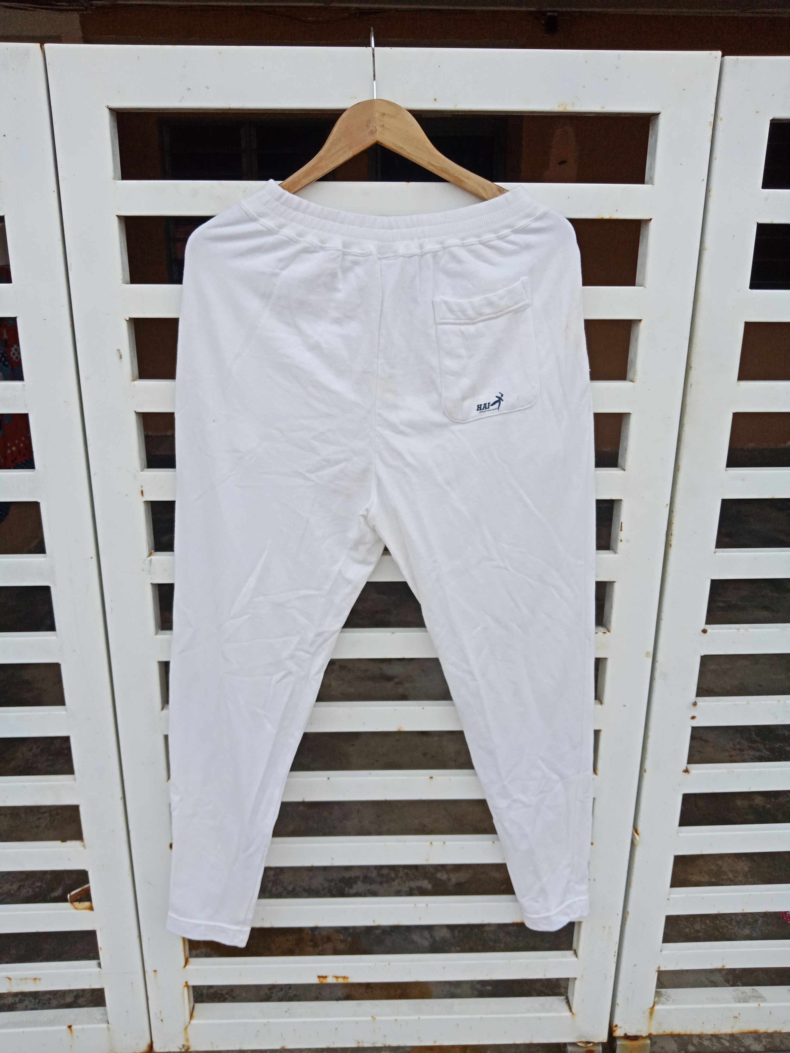 image of Archival Clothing x Issey Miyake Hai Sporting Gear Issey Miyake Small Logo Jogger in White (Size 30