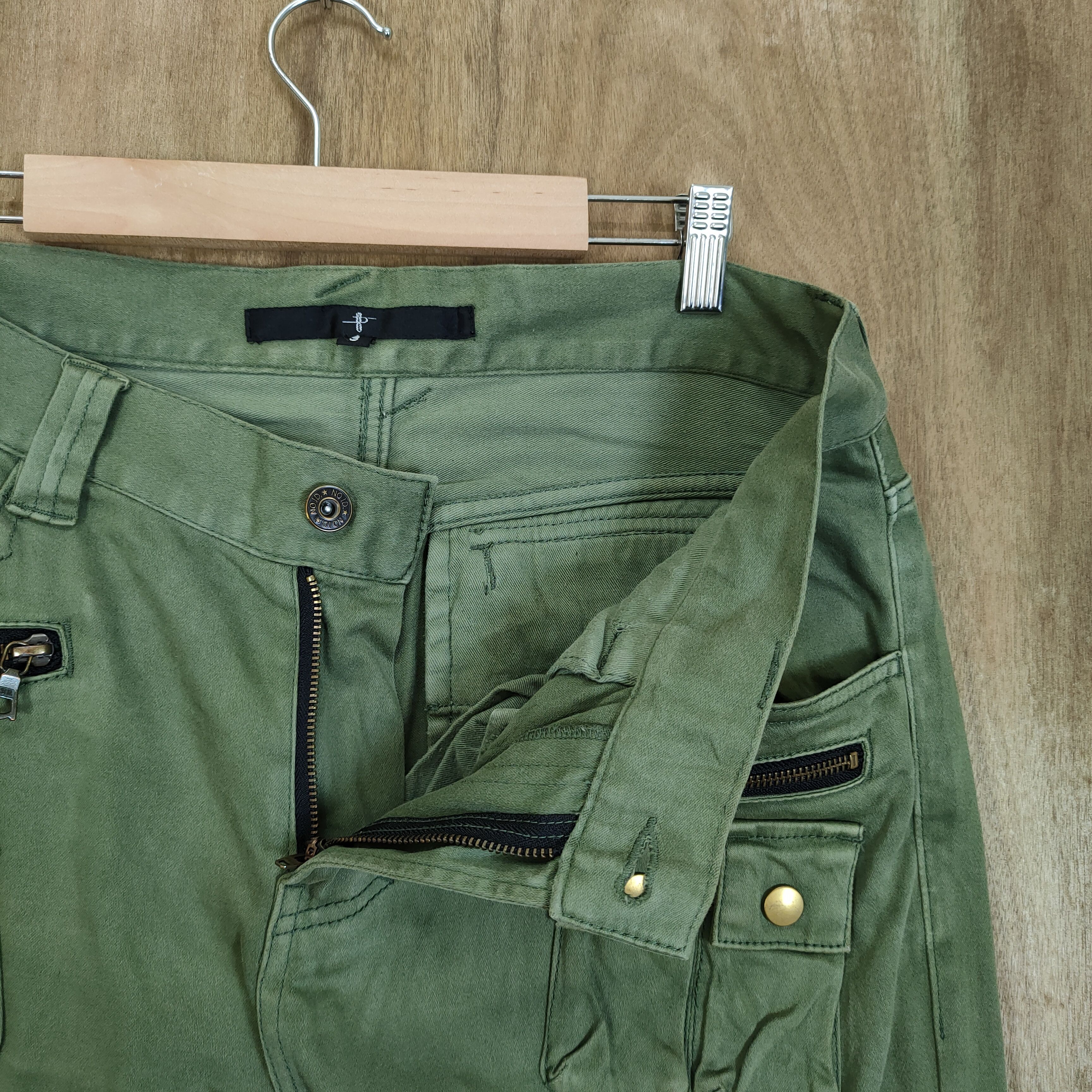 Japanese Brand VINTAGE JAPANESE FLARE CARGO PANTS/ ZIPPER LEG OPEN Size US 32 / EU 48 - 11 Thumbnail