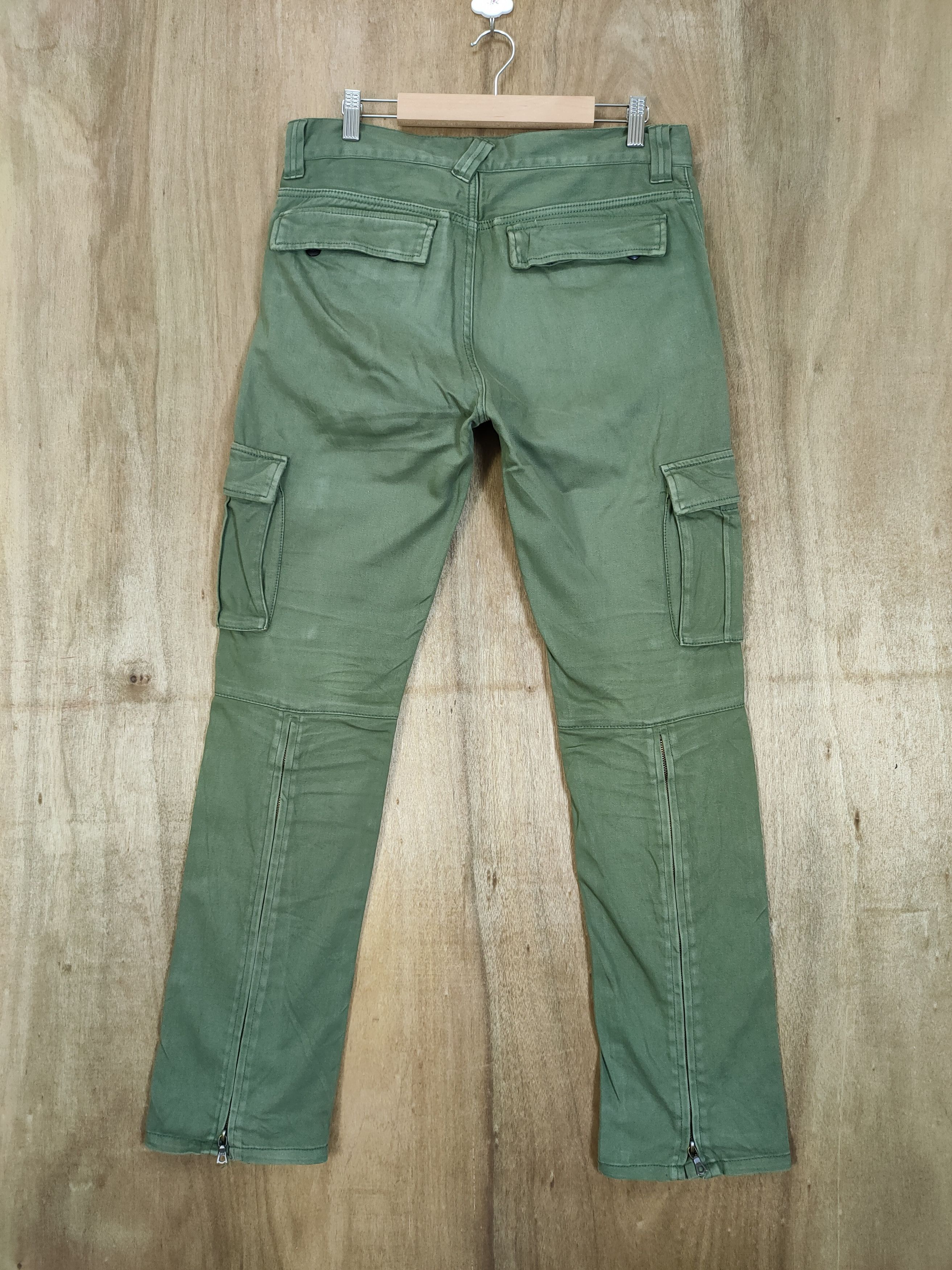 Japanese Brand VINTAGE JAPANESE FLARE CARGO PANTS/ ZIPPER LEG OPEN Size US 32 / EU 48 - 8 Thumbnail