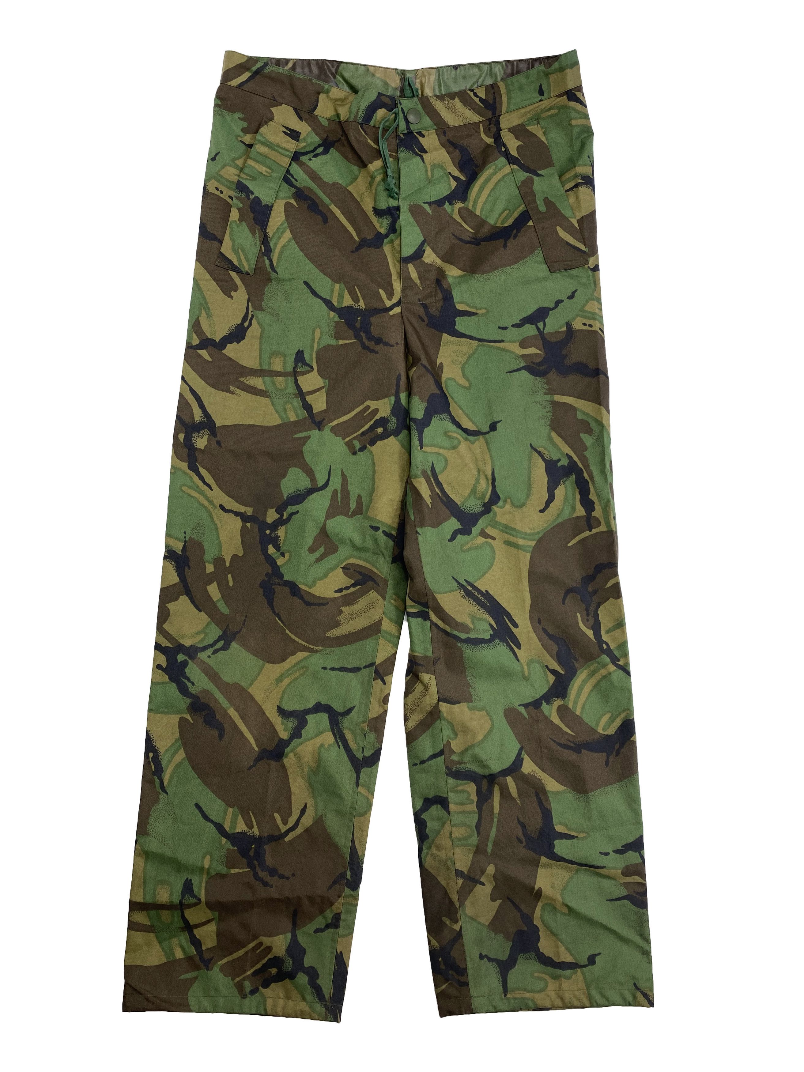 Vintage Remploy Ltd Vintage British Army Waterproof Jungle PVC Pants Size US 34 / EU 50 - 1 Thumbnail