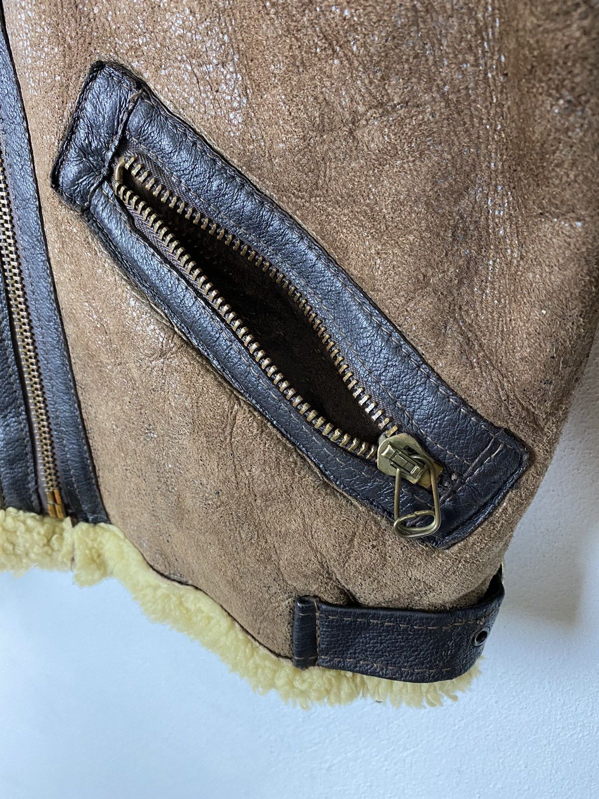 Vintage VINTAGE 80’s B-9 LEATHER JACKET Size US M / EU 48-50 / 2 - 9 Thumbnail