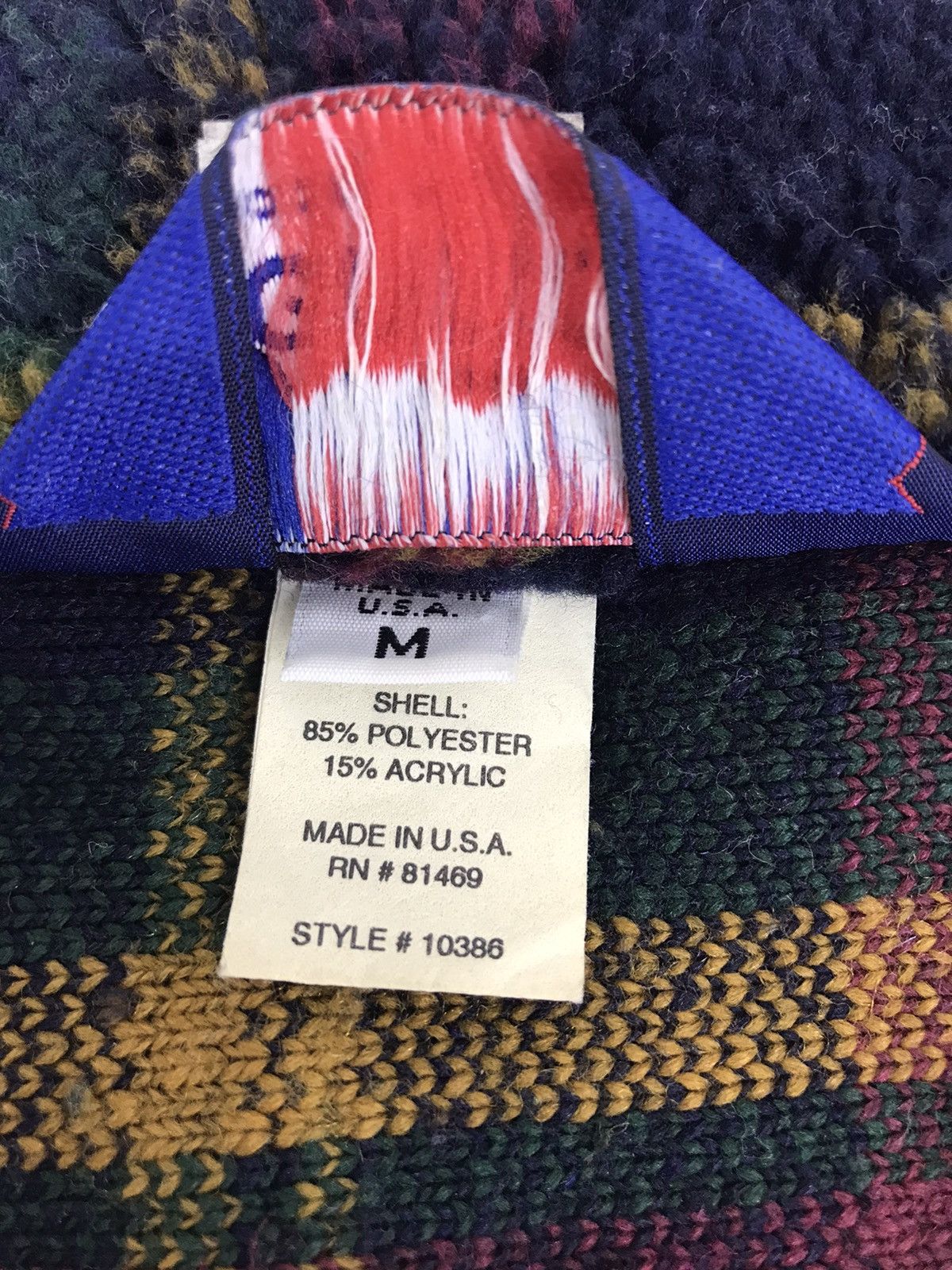 Penfield Vintage Penfield USA Fleece Checked Striped Zipper Size US M / EU 48-50 / 2 - 3 Thumbnail