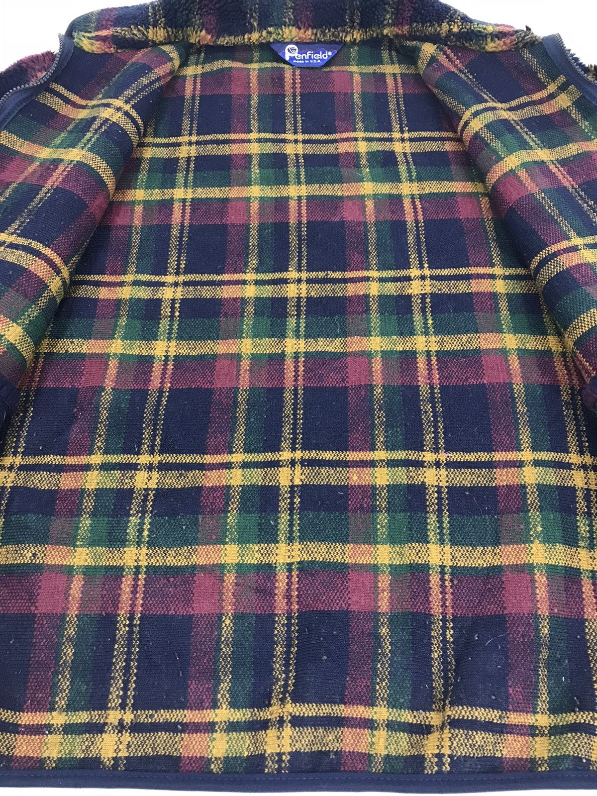 Penfield Vintage Penfield USA Fleece Checked Striped Zipper Size US M / EU 48-50 / 2 - 11 Thumbnail