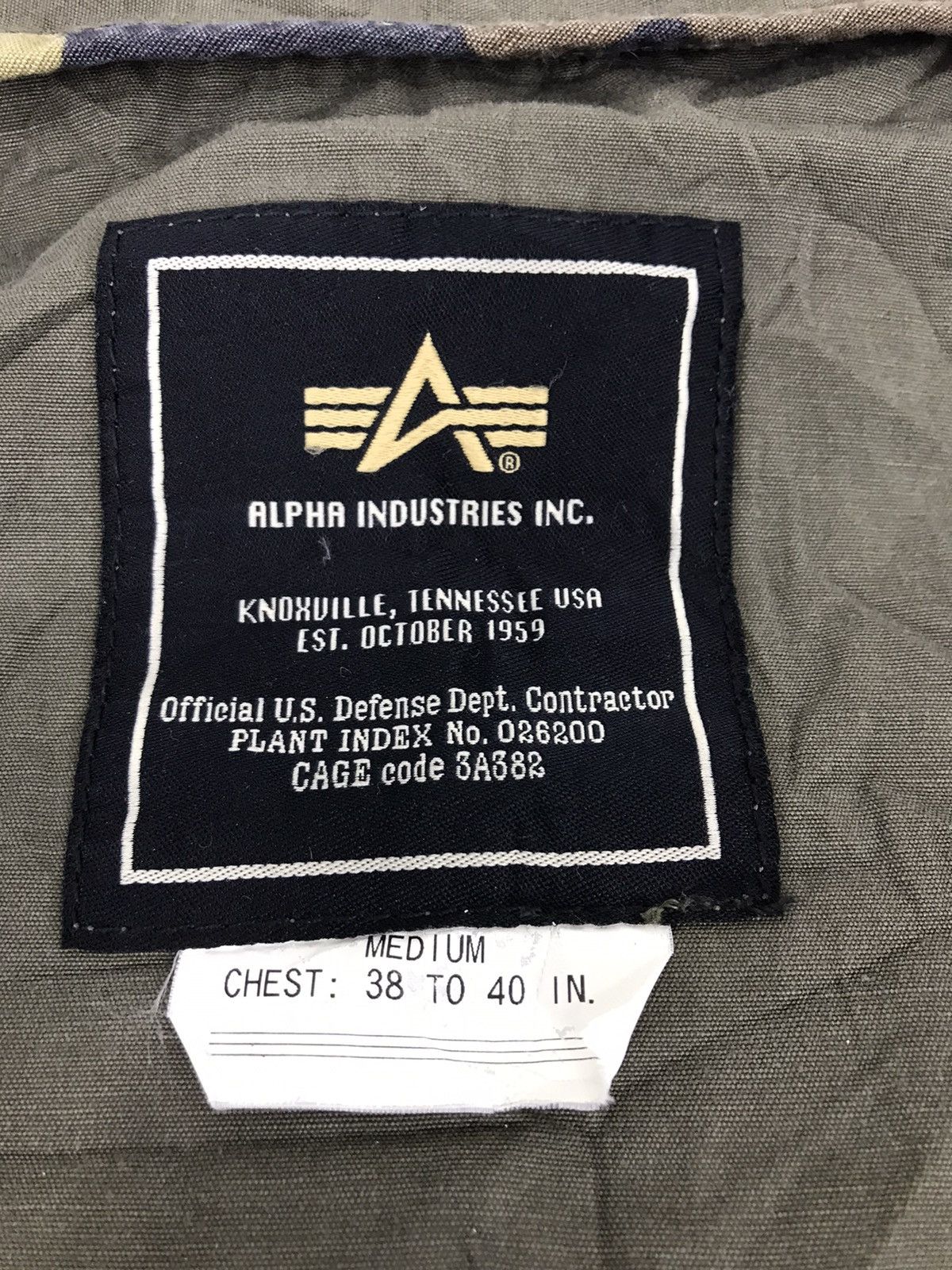 Alpha Industries Vintage Alpha Industries Military Jacket Tactical Size M / US 6-8 / IT 42-44 - 3 Thumbnail