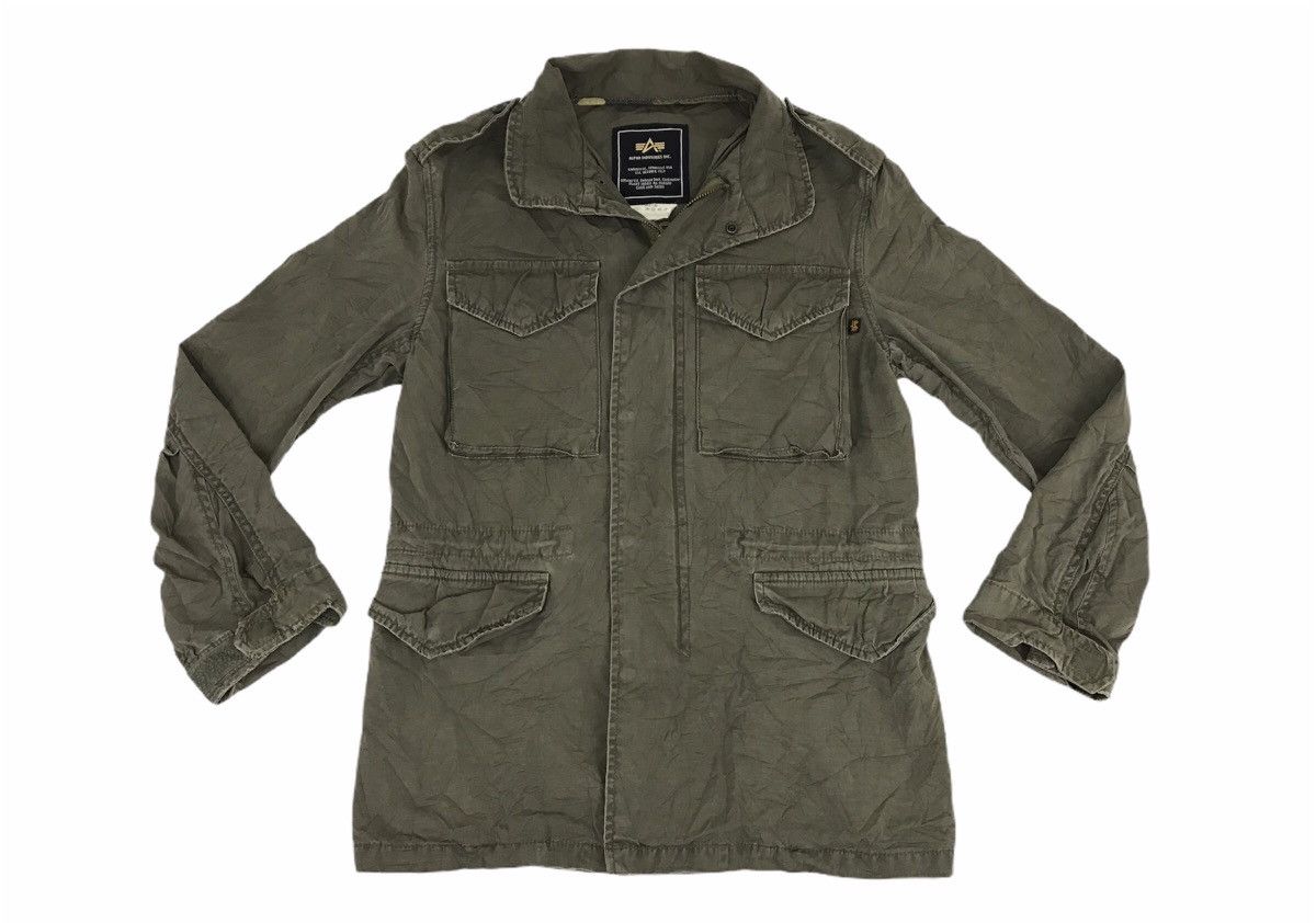 Alpha Industries Vintage Alpha Industries Military Jacket Tactical Size M / US 6-8 / IT 42-44 - 1 Thumbnail