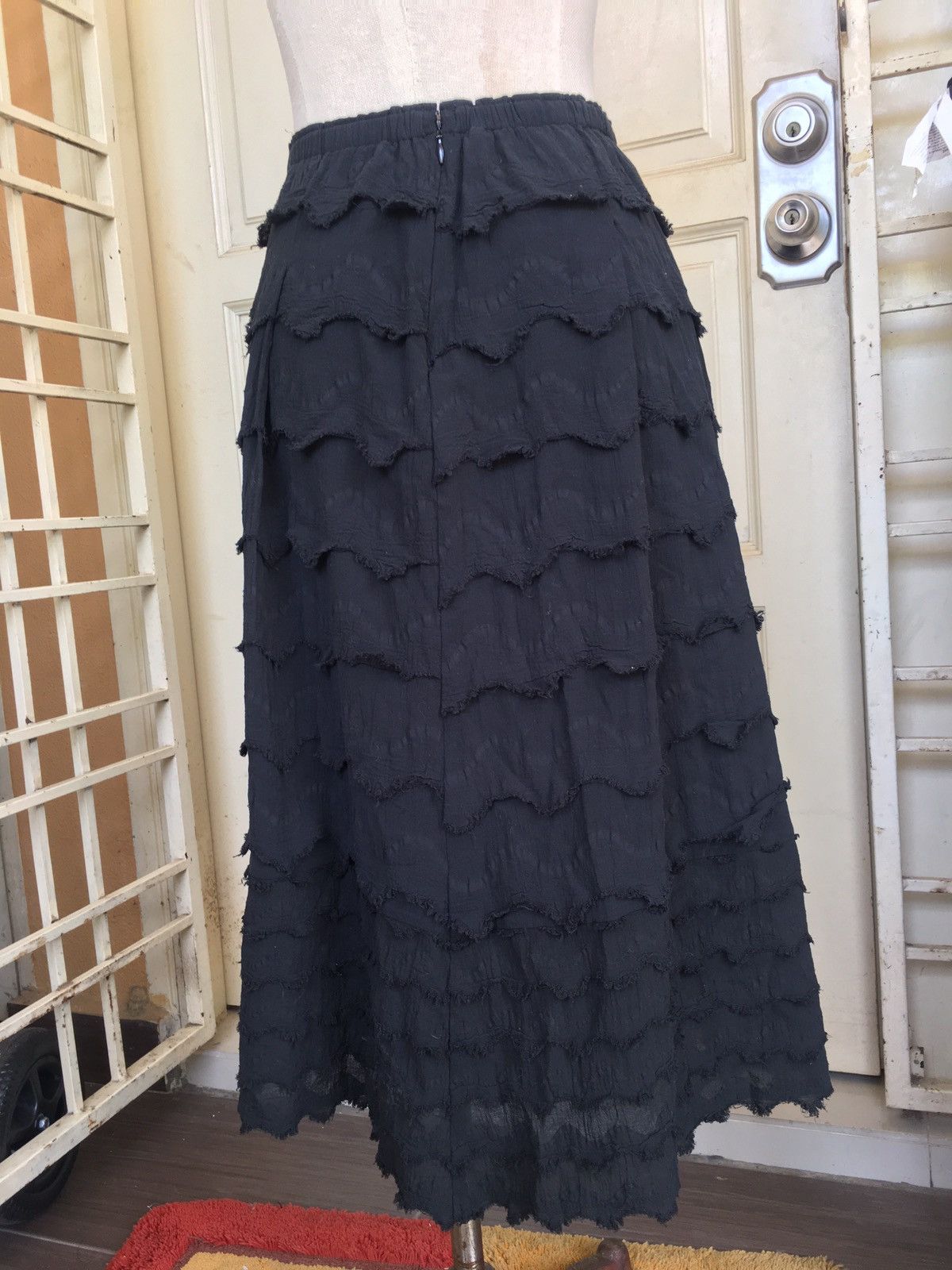 Issey Miyake × Vintage vintage 80s HAAT by issey miyaki black skirt Size 28" / US 6 / IT 42 - 3 Thumbnail