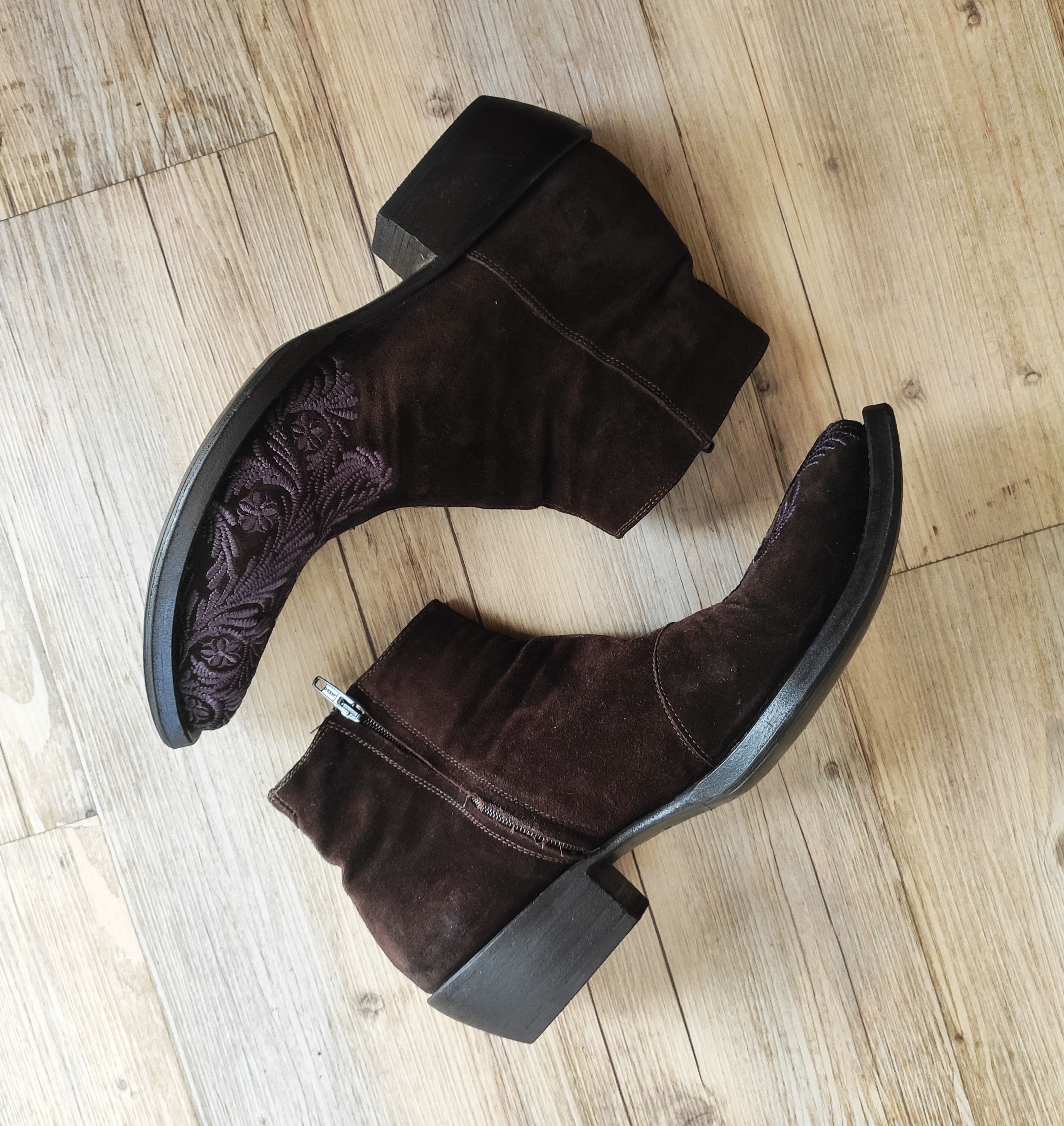 Gianni Barbato GRAIL! Embroidered boots.Like Saint Laurent or Dioir boots Size US 9.5 / EU 42-43 - 2 Thumbnail