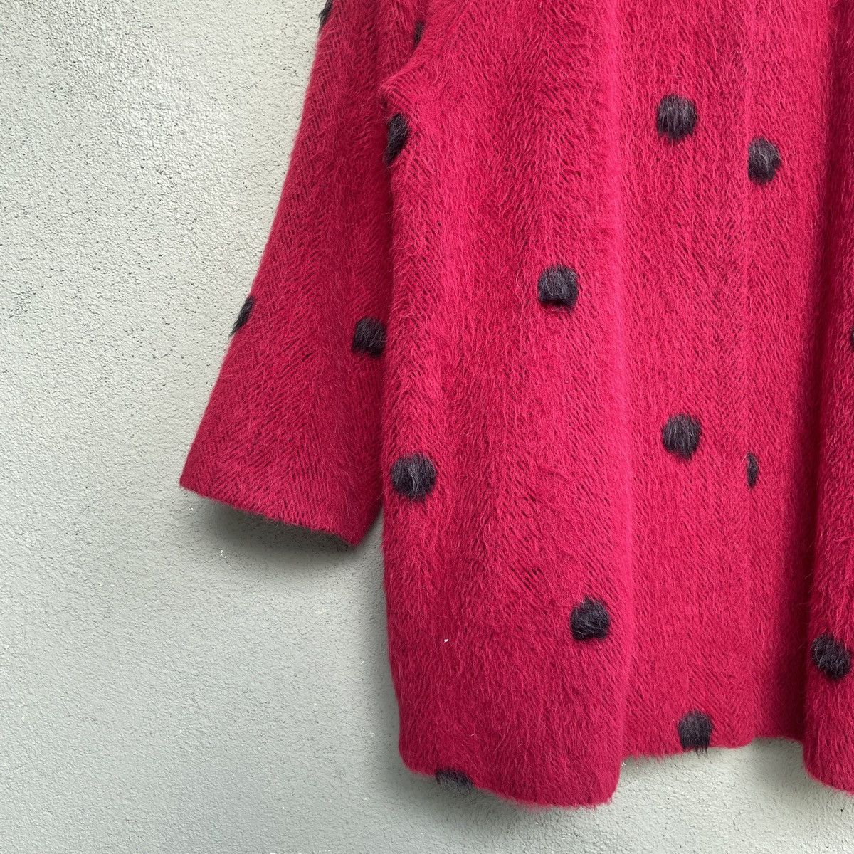 Japanese Brand × Vintage Japanese Vintage Mohair Shag Shaggy Button Ups Jacket Size US XL / EU 56 / 4 - 4 Thumbnail