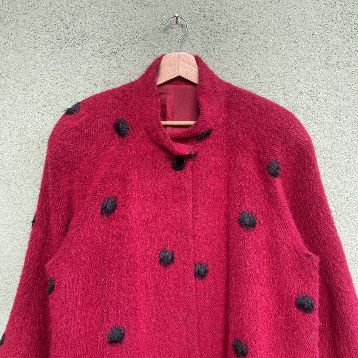 Japanese Brand × Vintage Japanese Vintage Mohair Shag Shaggy Button Ups Jacket Size US XL / EU 56 / 4 - 3 Thumbnail