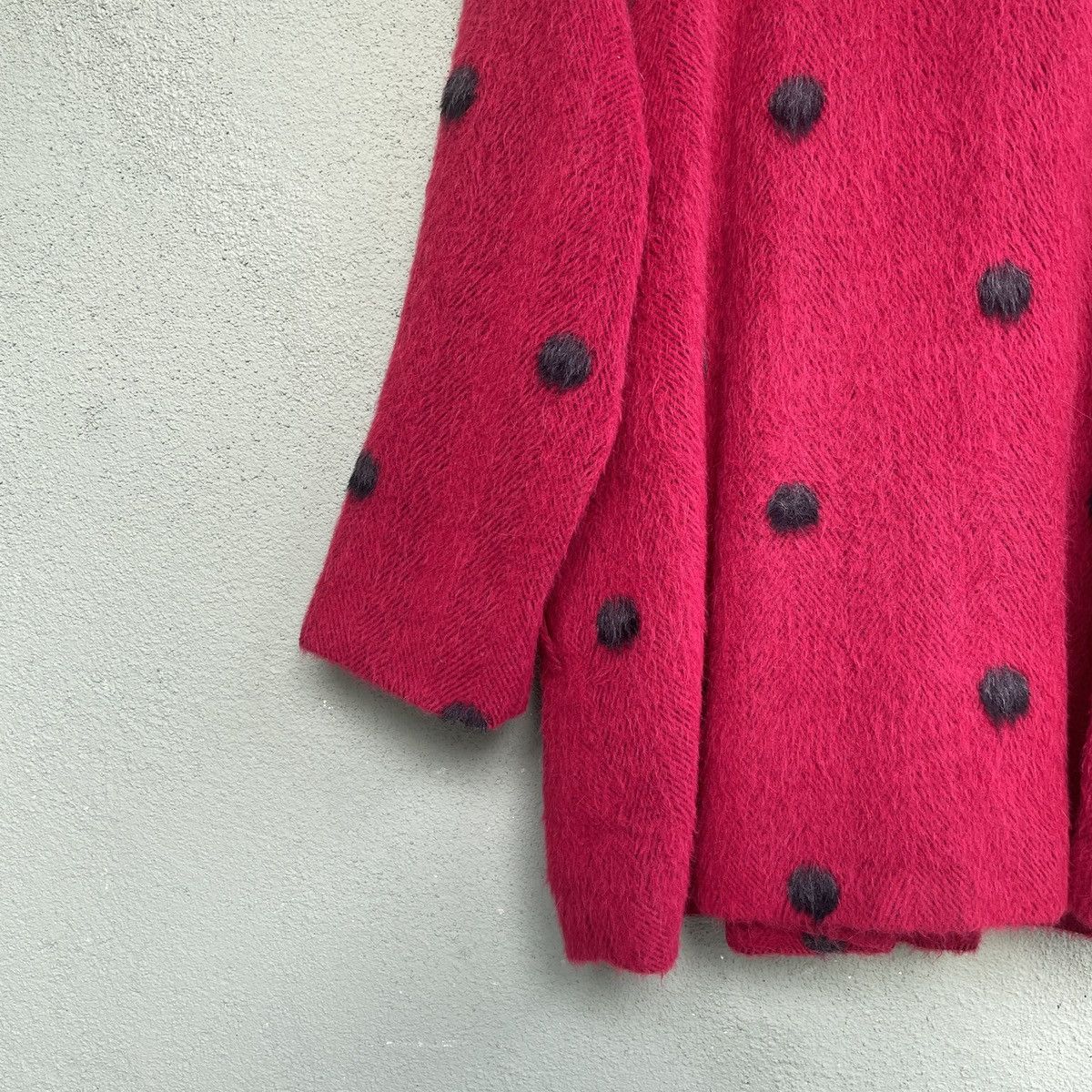 Japanese Brand × Vintage Japanese Vintage Mohair Shag Shaggy Button Ups Jacket Size US XL / EU 56 / 4 - 7 Thumbnail