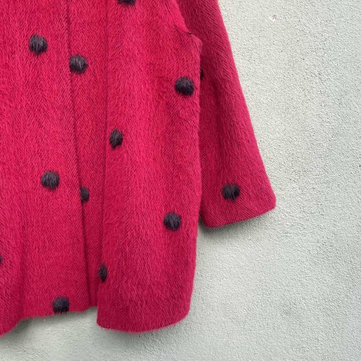 Japanese Brand × Vintage Japanese Vintage Mohair Shag Shaggy Button Ups Jacket Size US XL / EU 56 / 4 - 5 Thumbnail