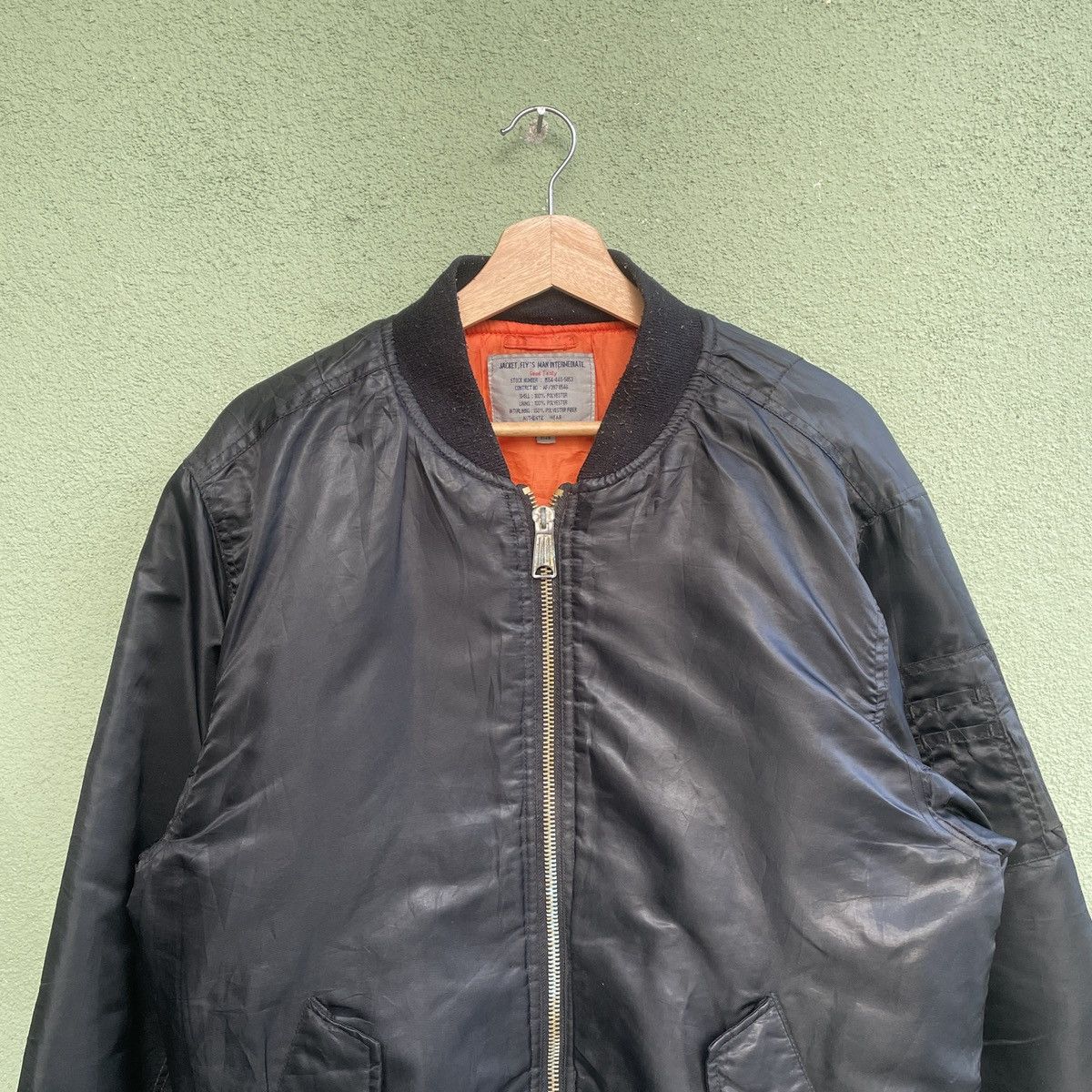 Japanese Brand Vintage FLY’S MAN INTERMEDIATE Zipper Ups Bomber Jacket Size US XL / EU 56 / 4 - 4 Thumbnail