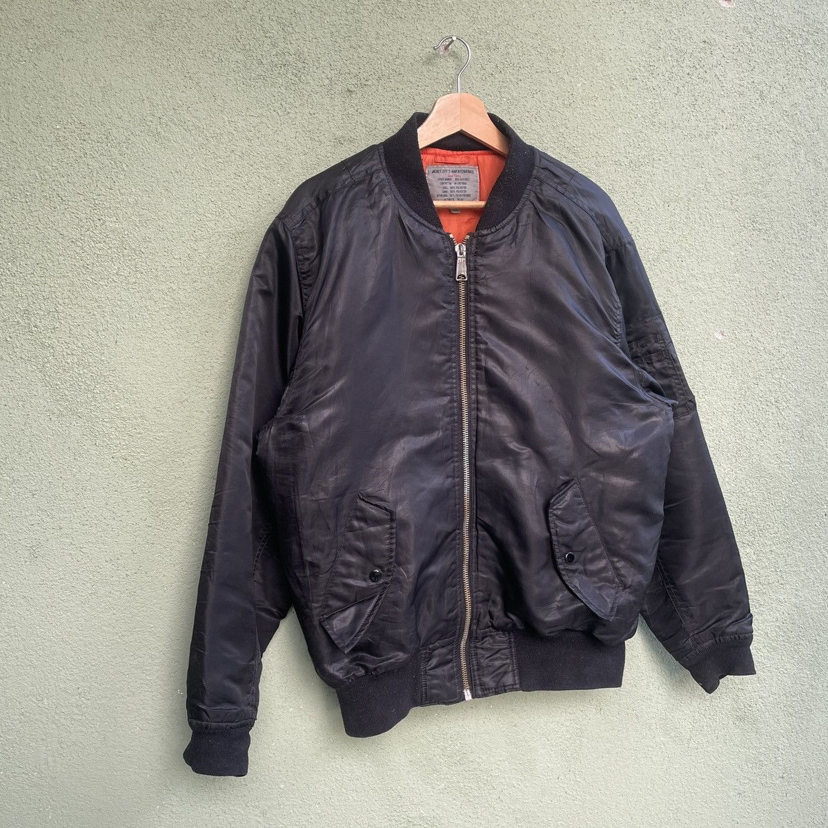 Japanese Brand Vintage FLY’S MAN INTERMEDIATE Zipper Ups Bomber Jacket Size US XL / EU 56 / 4 - 2 Thumbnail