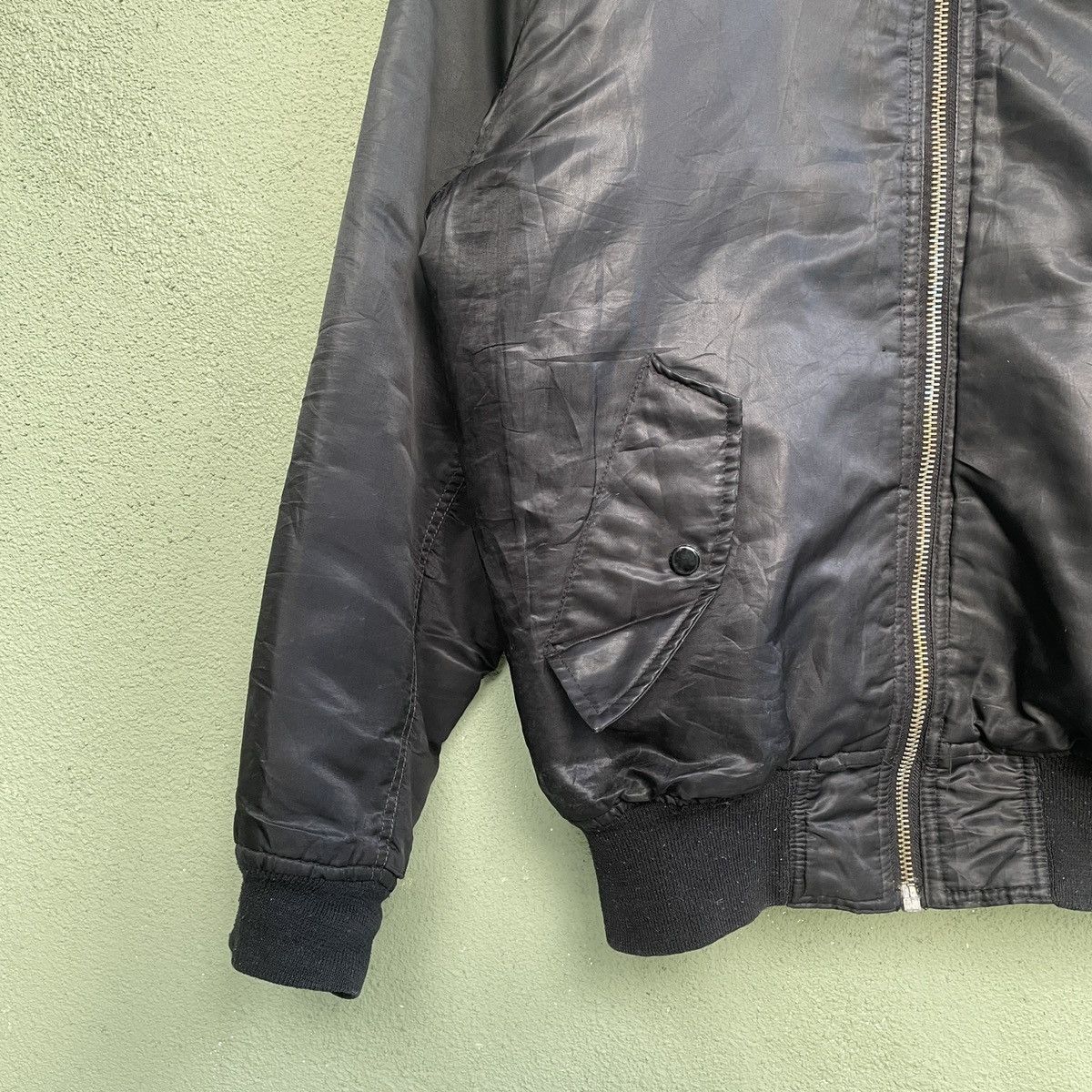 Japanese Brand Vintage FLY’S MAN INTERMEDIATE Zipper Ups Bomber Jacket Size US XL / EU 56 / 4 - 5 Thumbnail