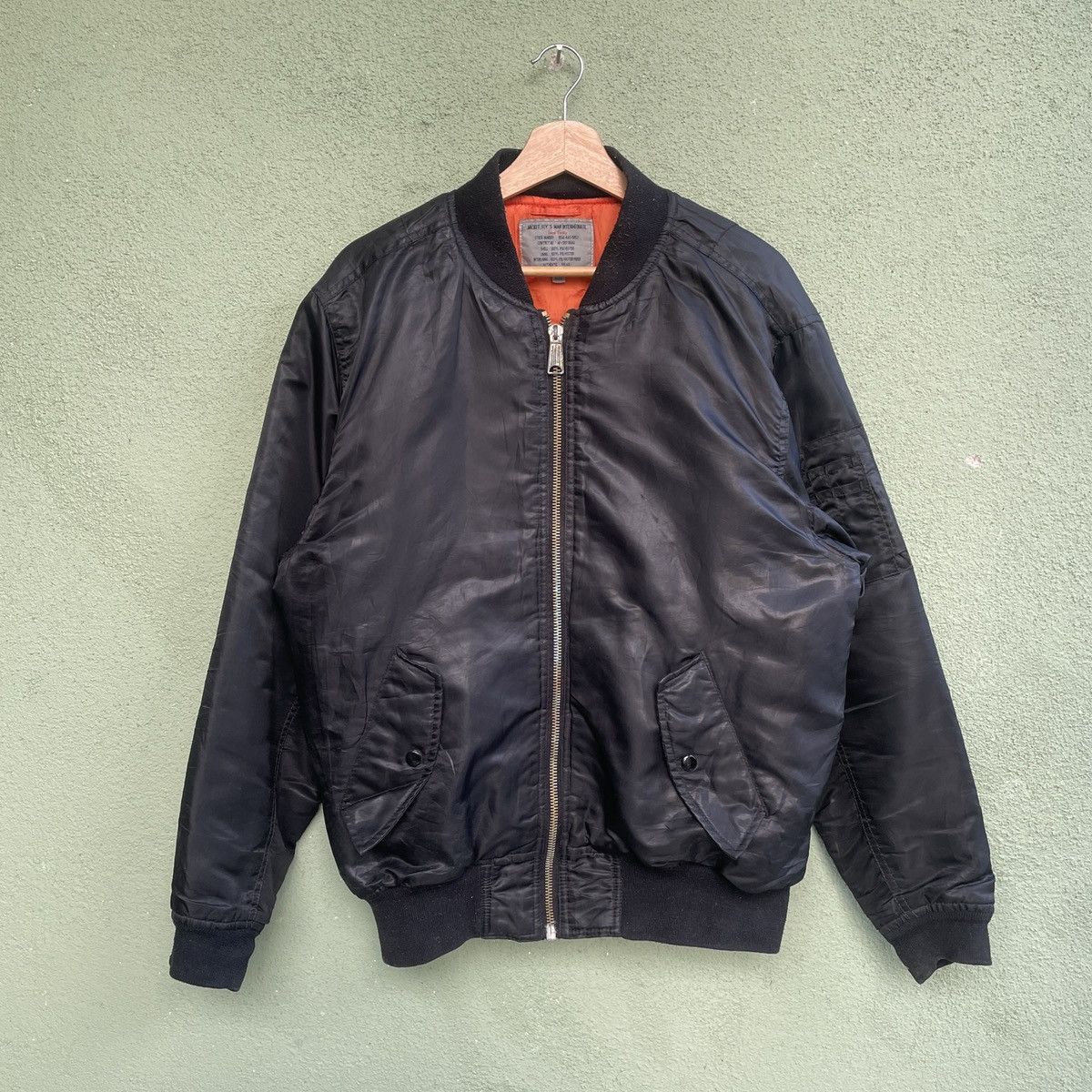 Vintage FLY’S MAN INTERMEDIATE Zipper Ups Bomber Jacket