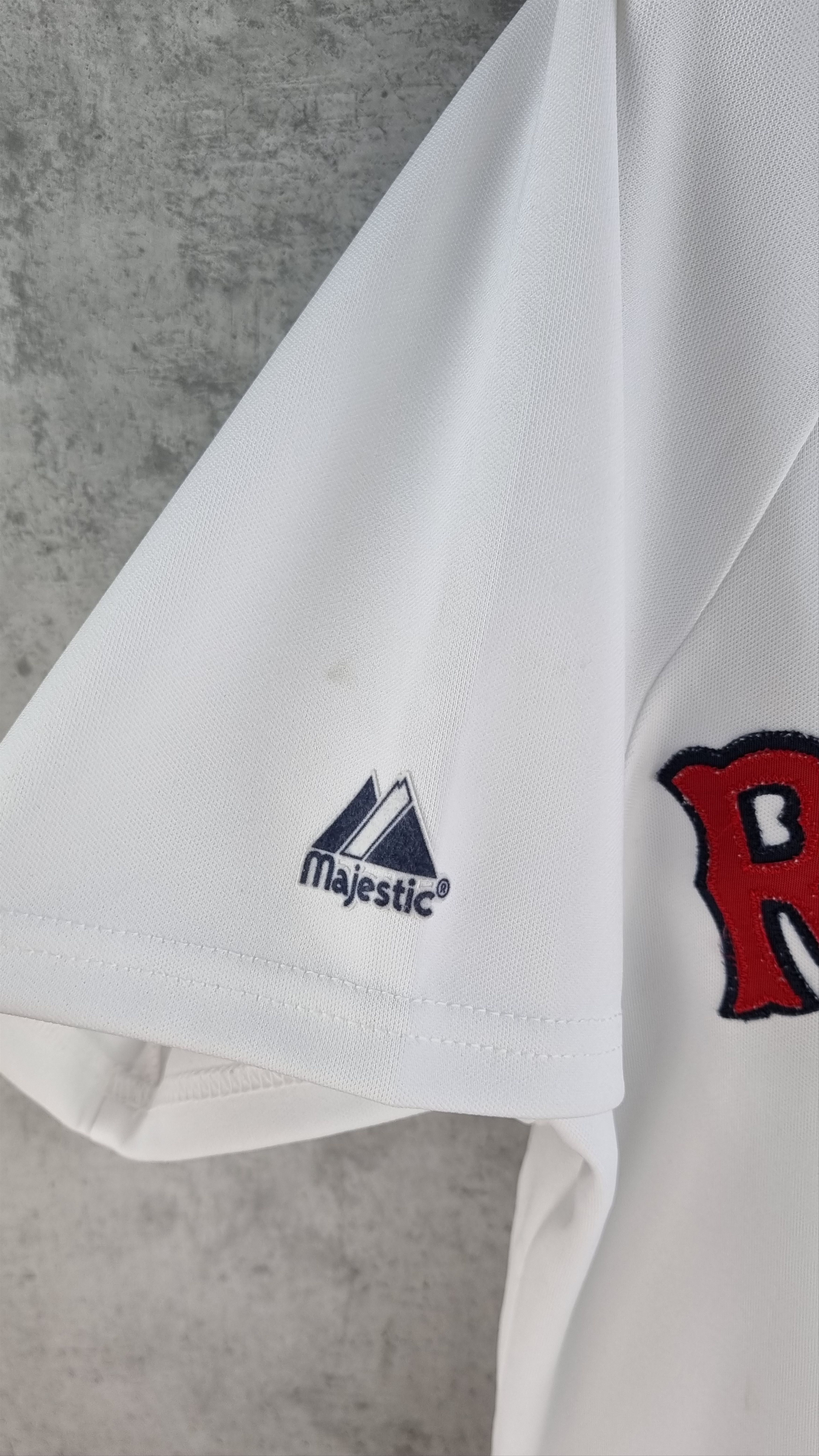 MLB Rare 80s Red Sox Spell Out Big logo tee shirt #34 Size US M / EU 48-50 / 2 - 7 Thumbnail