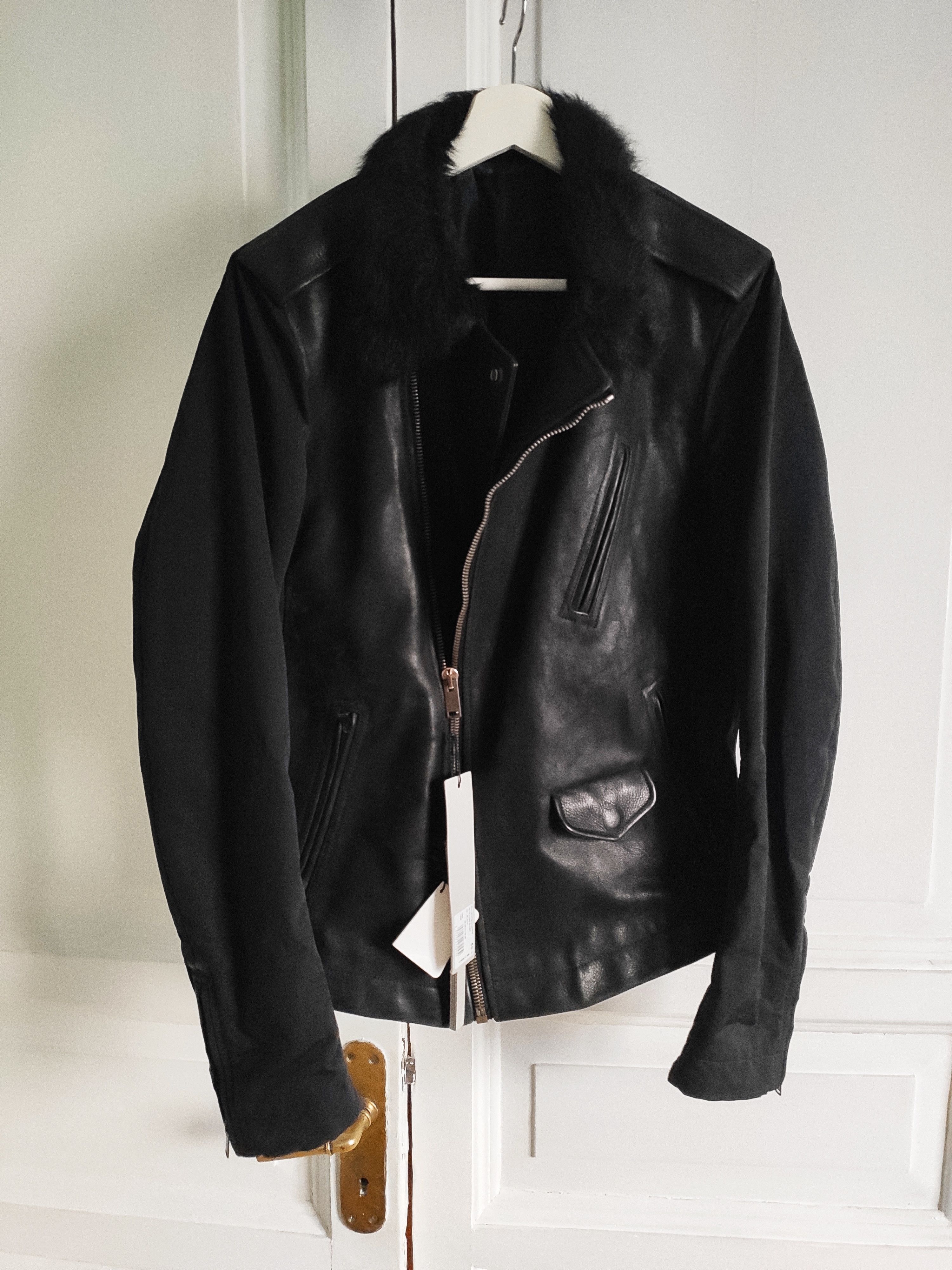 【希少】Rick Owens バウハウスジャケット PLINTH 46 黒 Rick Owens (リックオウエンス) - CROPPED JUMBO BAUHAUS