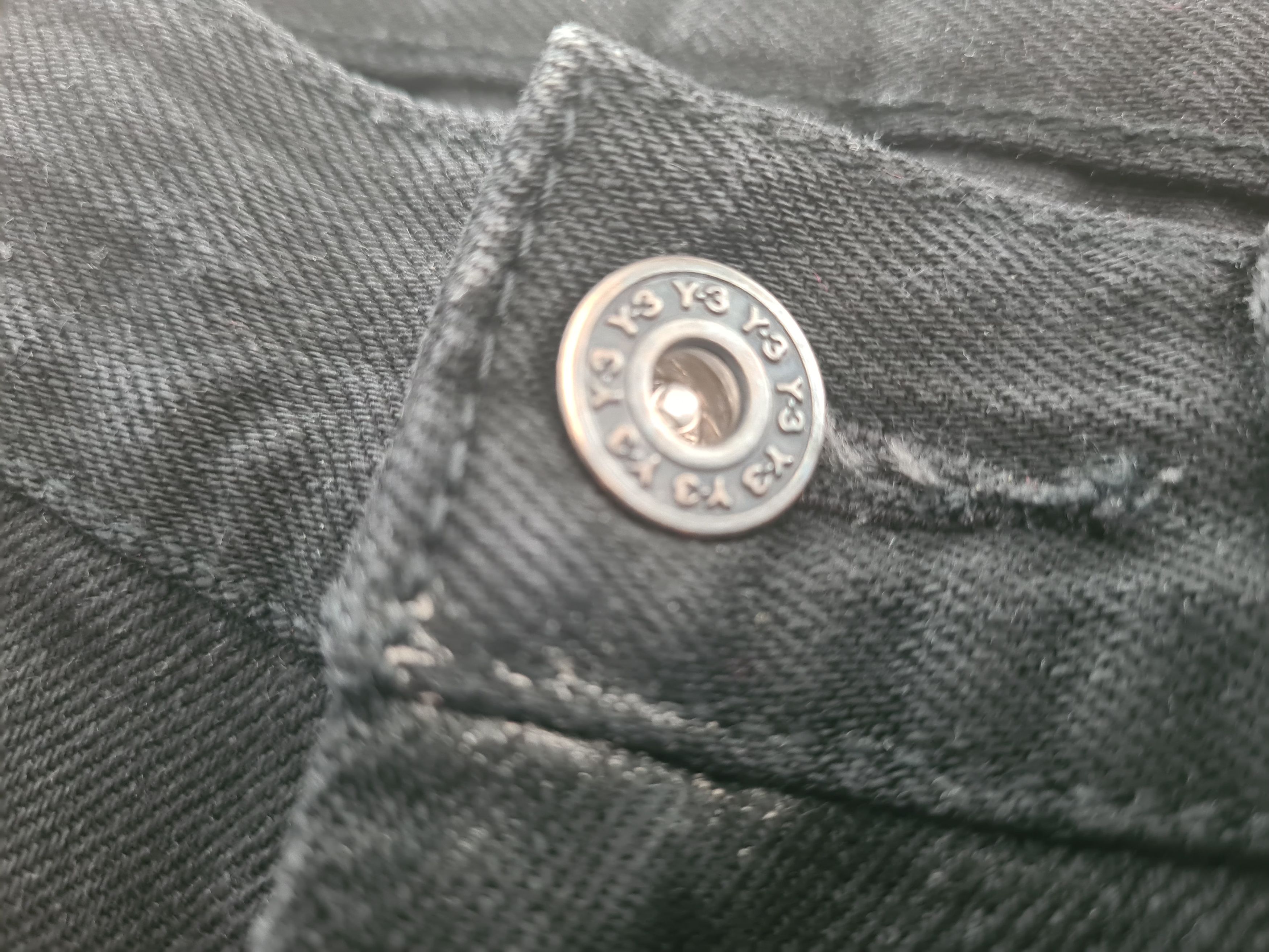 Yohji Yamamoto Yohiji Yamamoto Japan Black Denim Pants size 30 Size US 30 / EU 46 - 3 Thumbnail