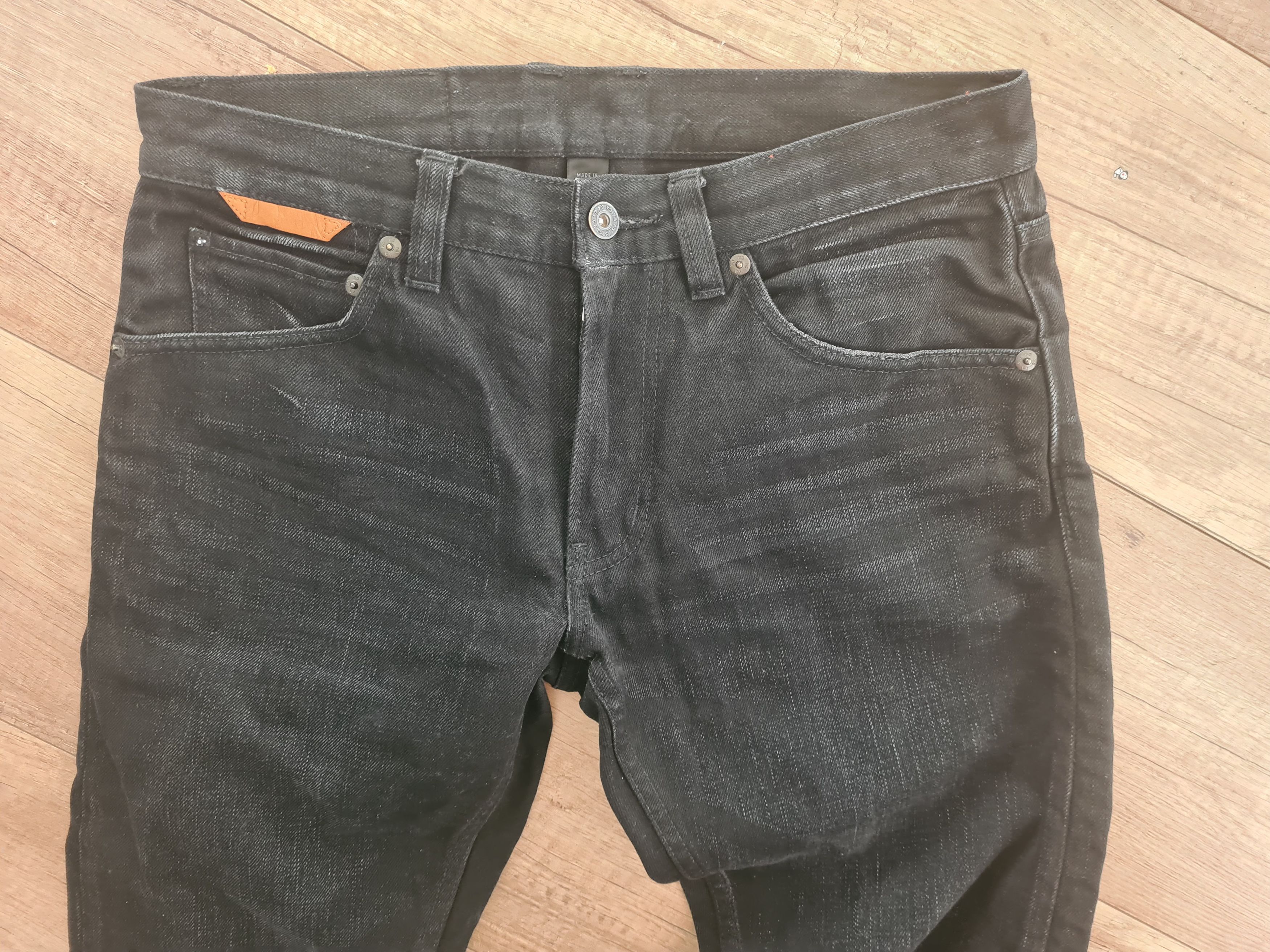 Yohji Yamamoto Yohiji Yamamoto Japan Black Denim Pants size 30 Size US 30 / EU 46 - 2 Thumbnail