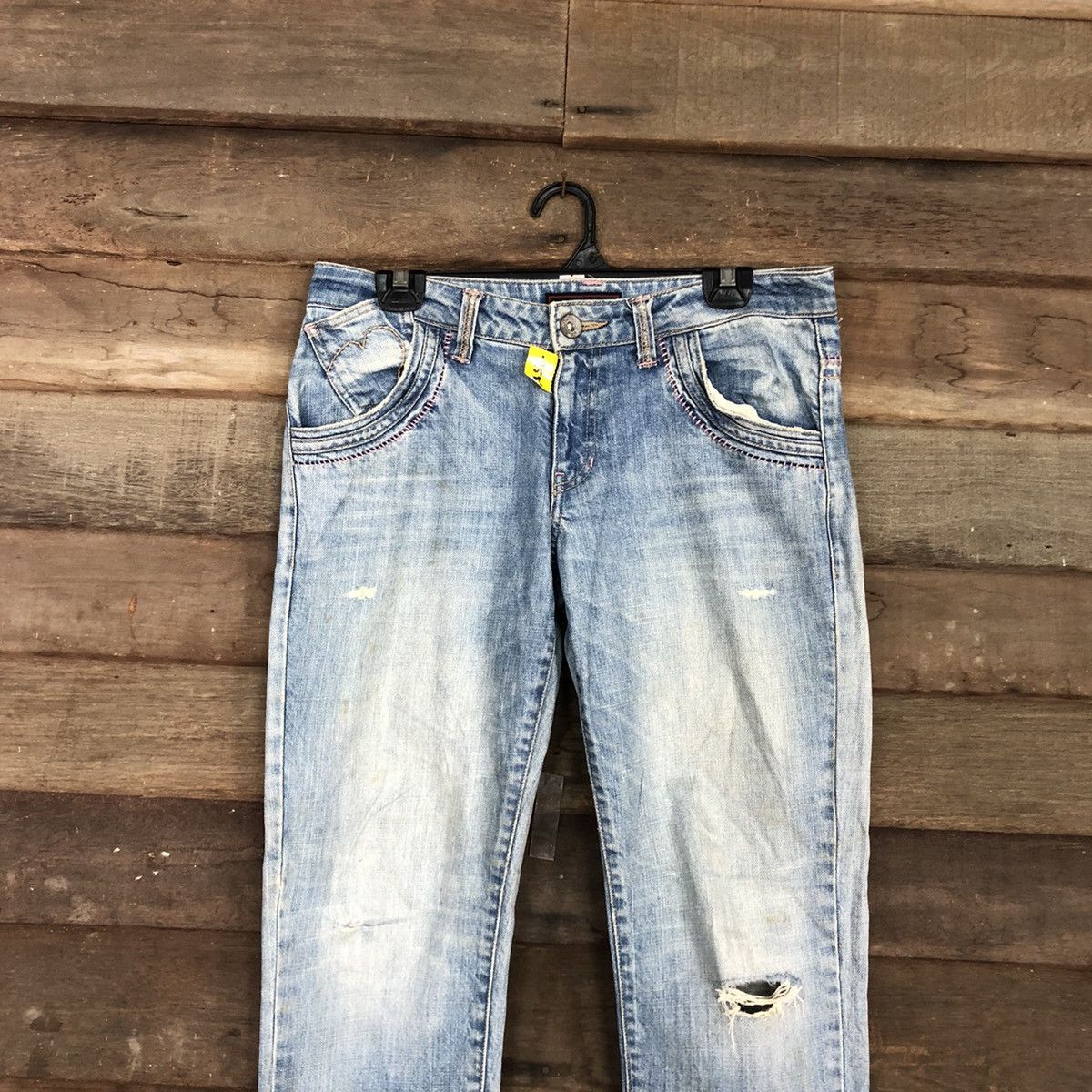 Faded Glory Vanilla Incense Labo Blue Denim Jeans Pants #4583 Size 28" / US 6 / IT 42 - 2 Thumbnail