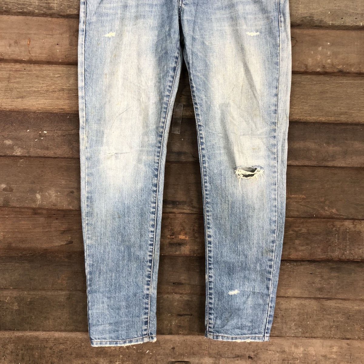 Faded Glory Vanilla Incense Labo Blue Denim Jeans Pants #4583 Size 28" / US 6 / IT 42 - 3 Thumbnail