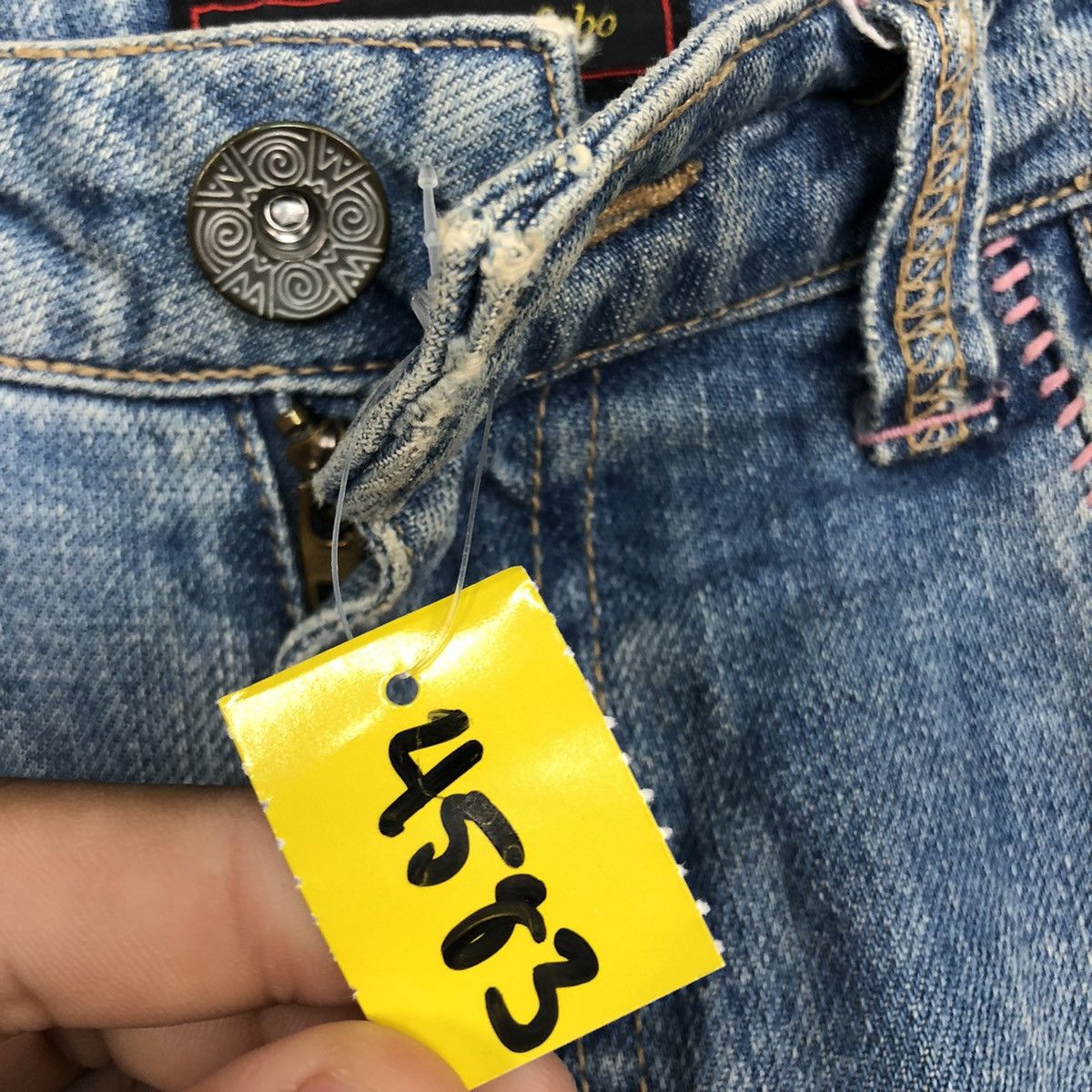 Faded Glory Vanilla Incense Labo Blue Denim Jeans Pants #4583 Size 28" / US 6 / IT 42 - 7 Thumbnail