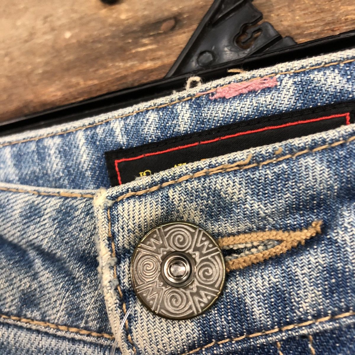 Faded Glory Vanilla Incense Labo Blue Denim Jeans Pants #4583 Size 28" / US 6 / IT 42 - 6 Thumbnail