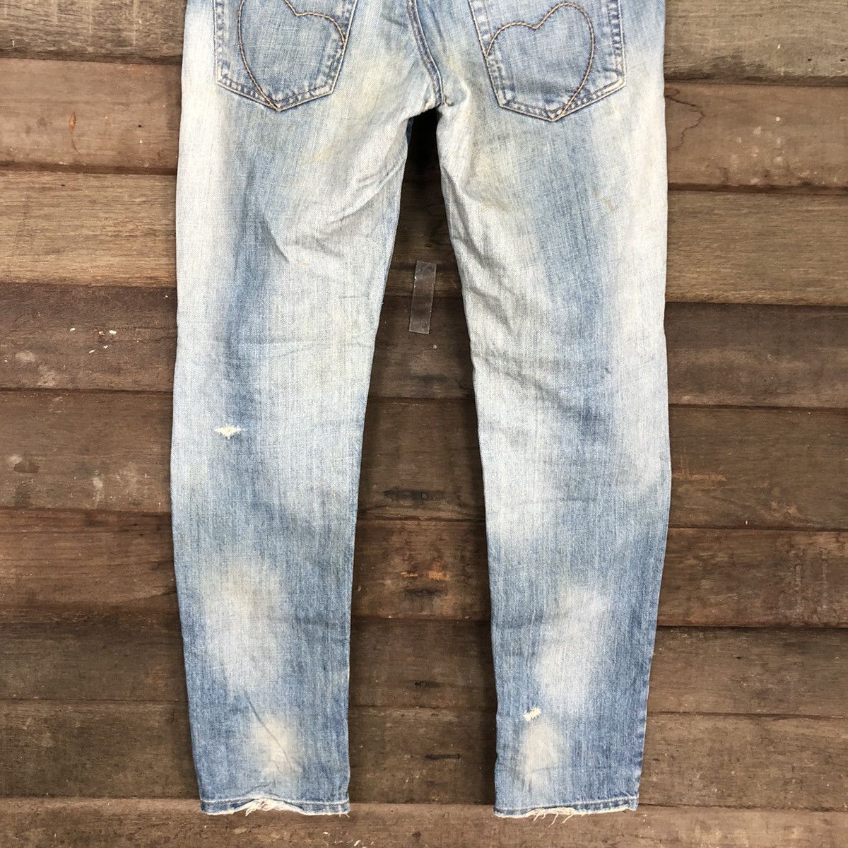 Faded Glory Vanilla Incense Labo Blue Denim Jeans Pants #4583 Size 28" / US 6 / IT 42 - 11 Thumbnail