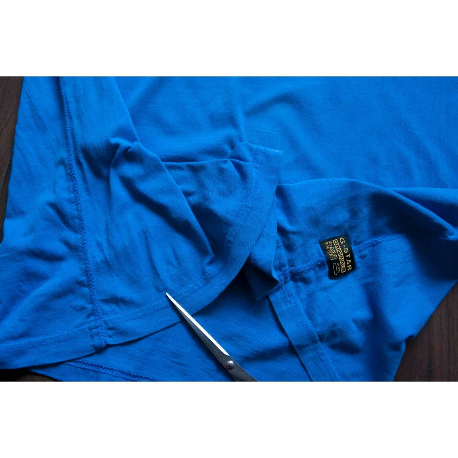 G-Star ** G Star T Shirt Blue Spell Out Size XL Size US XL / EU 56 / 4 - 2 Thumbnail