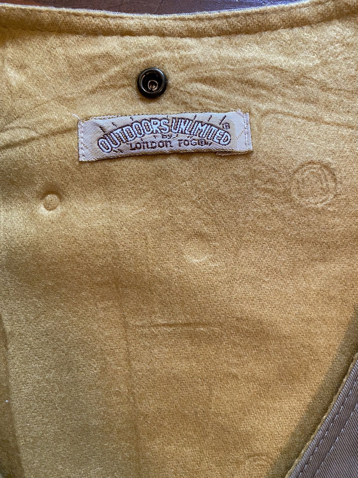 London Fog Vintage 70s Outdoor Unlimited London Fog Flannel Lined Vest Size US L / EU 52-54 / 3 - 3 Thumbnail