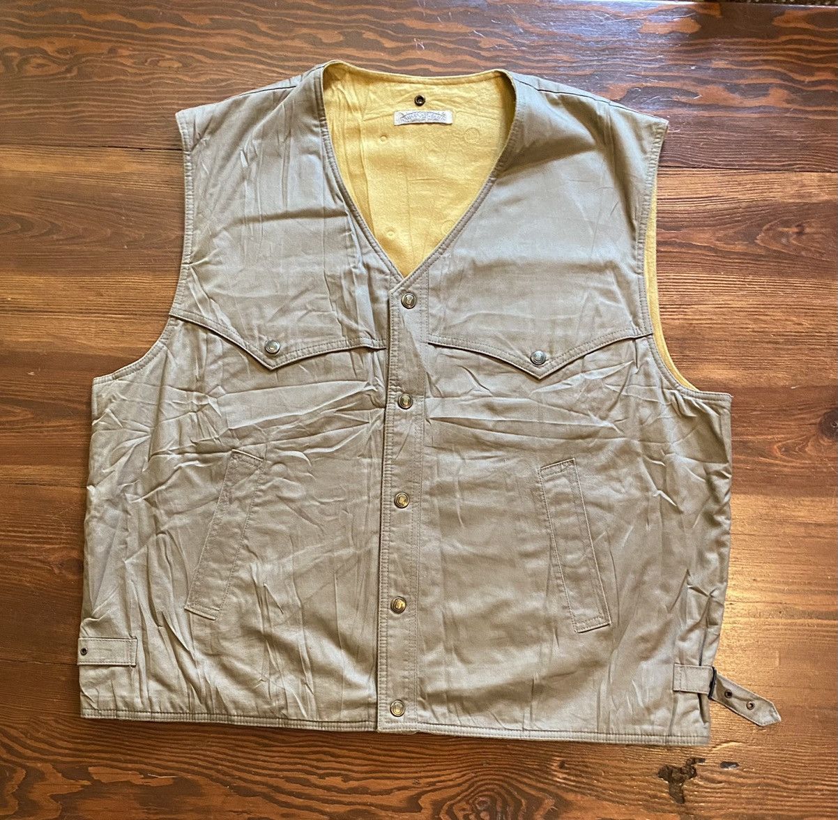 London Fog Vintage 70s Outdoor Unlimited London Fog Flannel Lined Vest Size US L / EU 52-54 / 3 - 1 Thumbnail