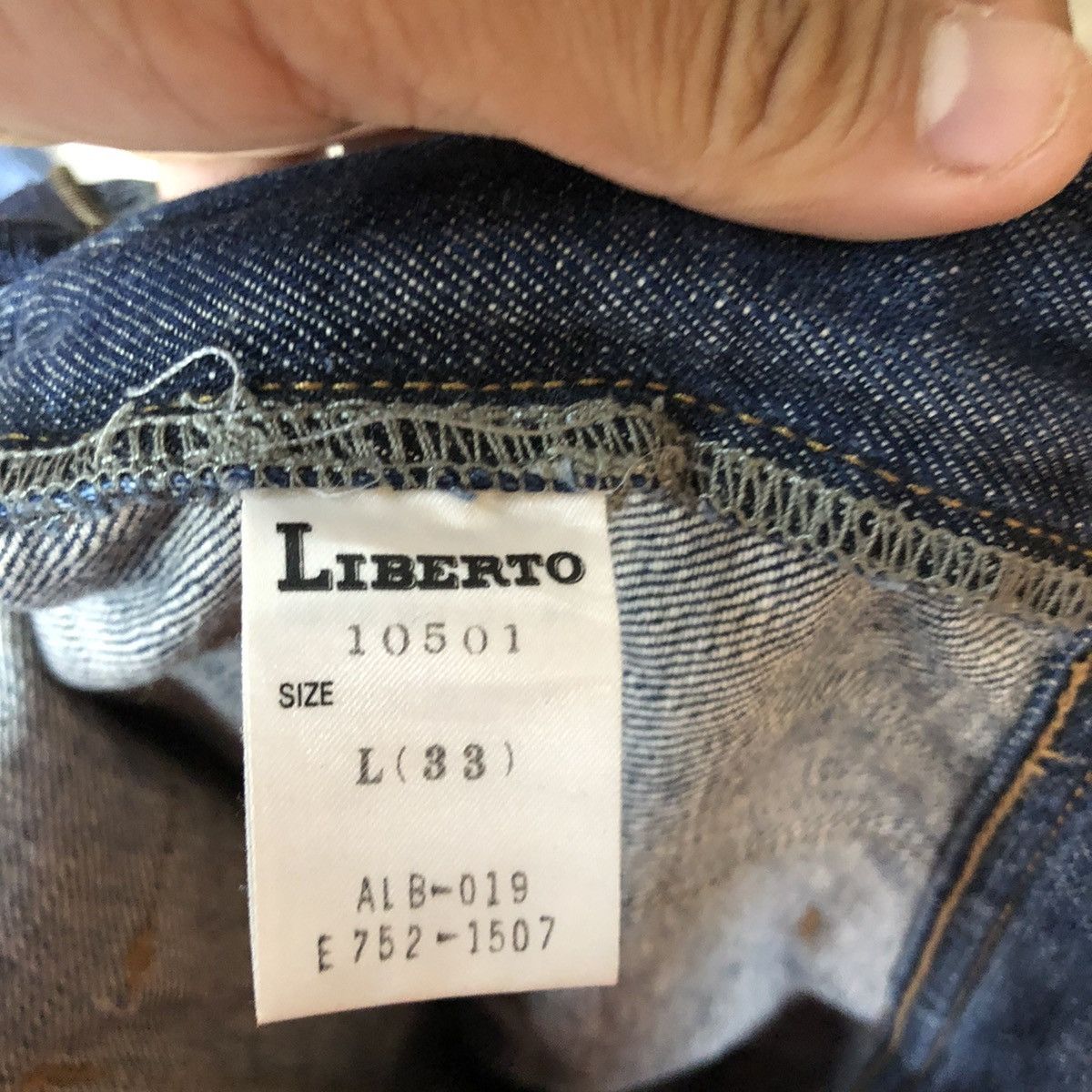 Faded Glory Liberto Paris Blue distressed Denim Jeans Pants #4584 Size US 33 - 13 Thumbnail