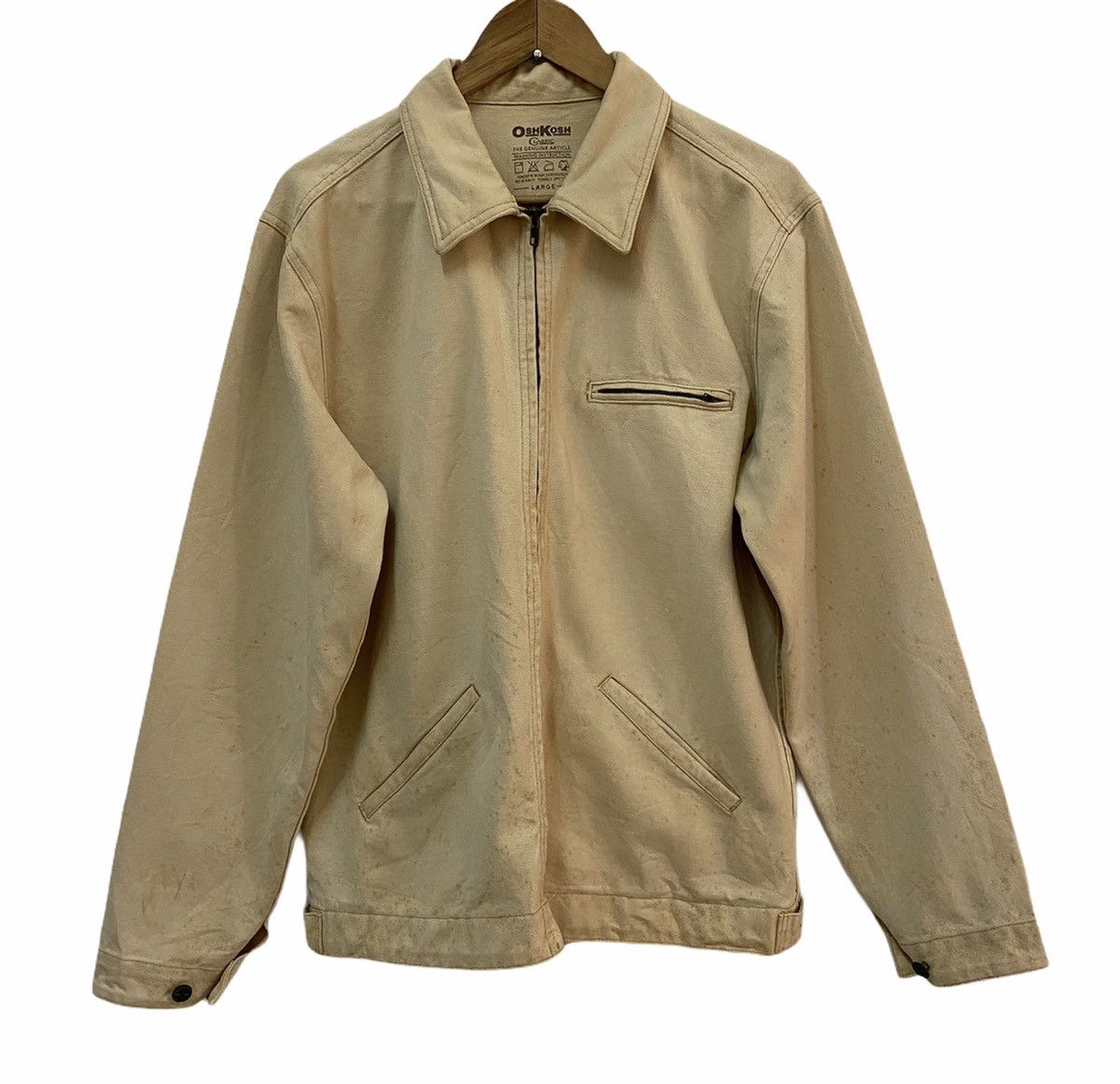 Oshkosh × Vintage VINTAGE OSHKOSH WORKWEAR ZIP JACKET Size US M / EU 48-50 / 2 - 10 Thumbnail