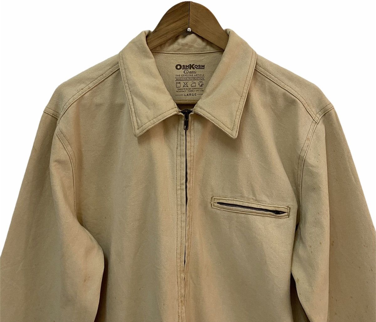 Oshkosh × Vintage VINTAGE OSHKOSH WORKWEAR ZIP JACKET Size US M / EU 48-50 / 2 - 3 Thumbnail