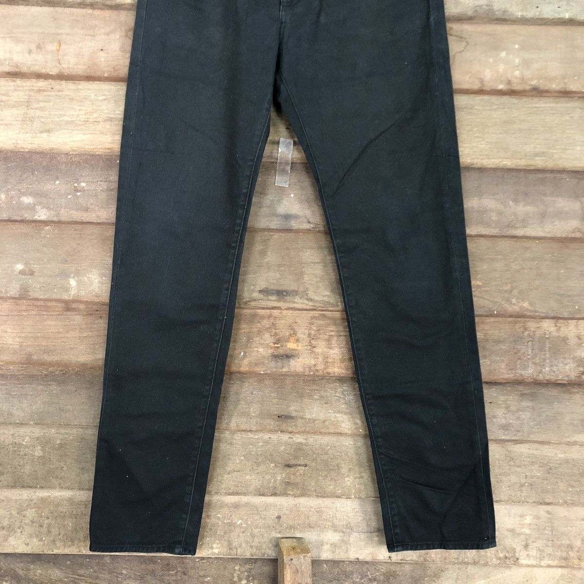 Japanese Brand Japan GU Black denim Cargo Pants #4579 Size US 30 / EU 46 - 3 Thumbnail