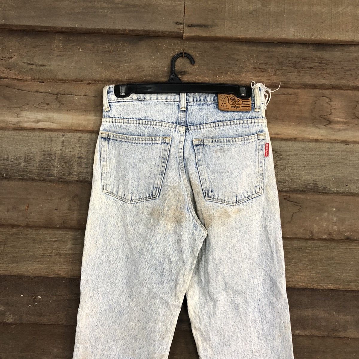 Vintage Vtg Wrangler Blue denim Jeans Pants #4602 Size US 29 - 11 Thumbnail