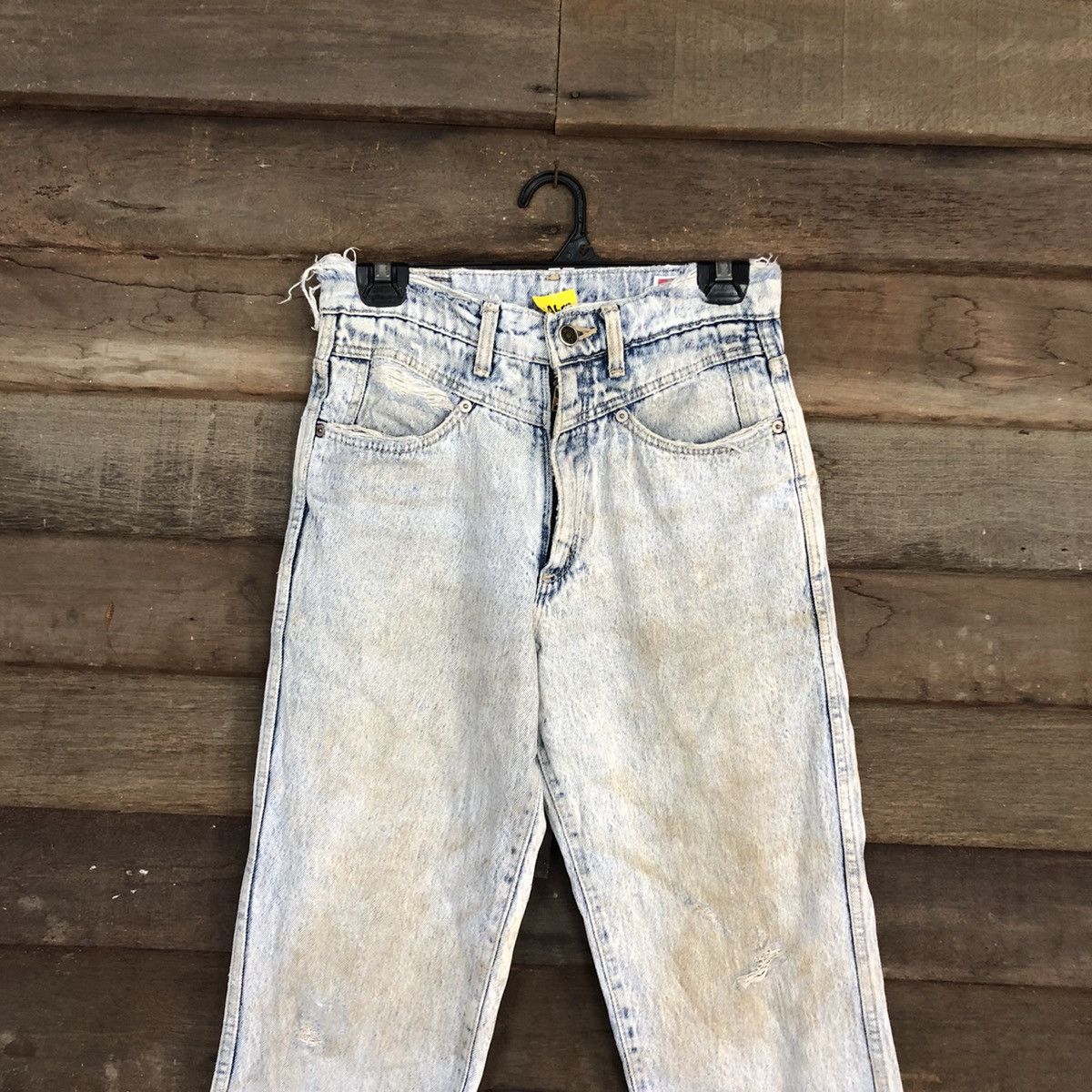 Vintage Vtg Wrangler Blue denim Jeans Pants #4602 Size US 29 - 2 Thumbnail