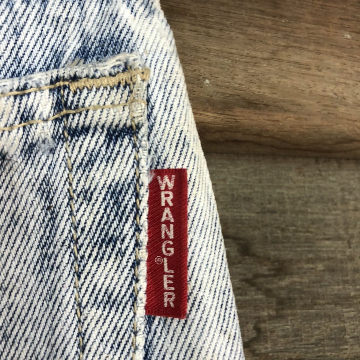 Vintage Vtg Wrangler Blue denim Jeans Pants #4602 Size US 29 - 13 Thumbnail